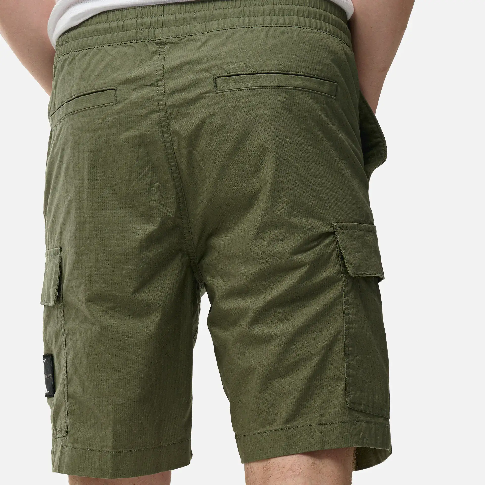 Calvin Klein Jeans Washed Cargo Short Dusty Olive