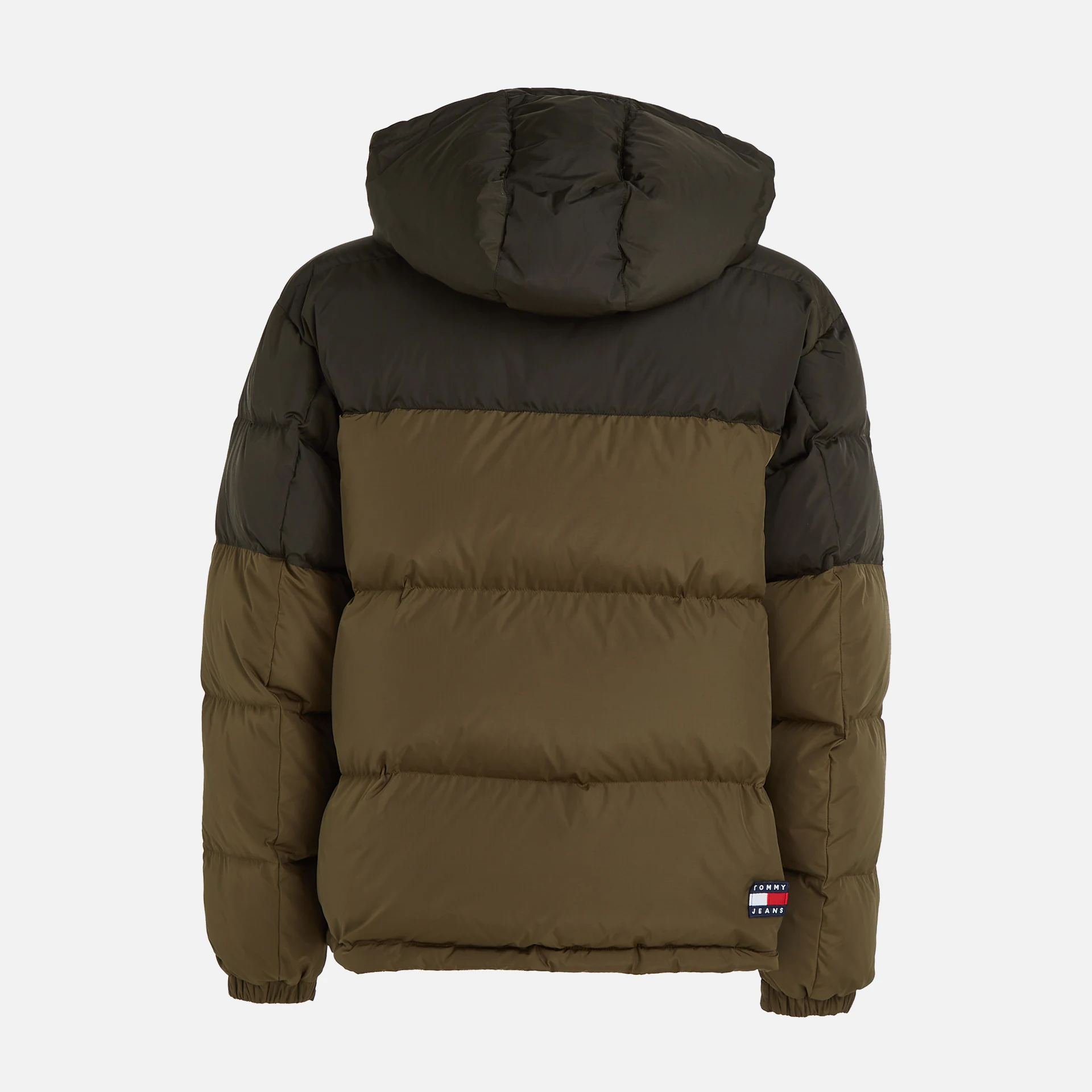 Tommy Jeans Alaska Colorblock Puffer Jacket Drab Olive Green