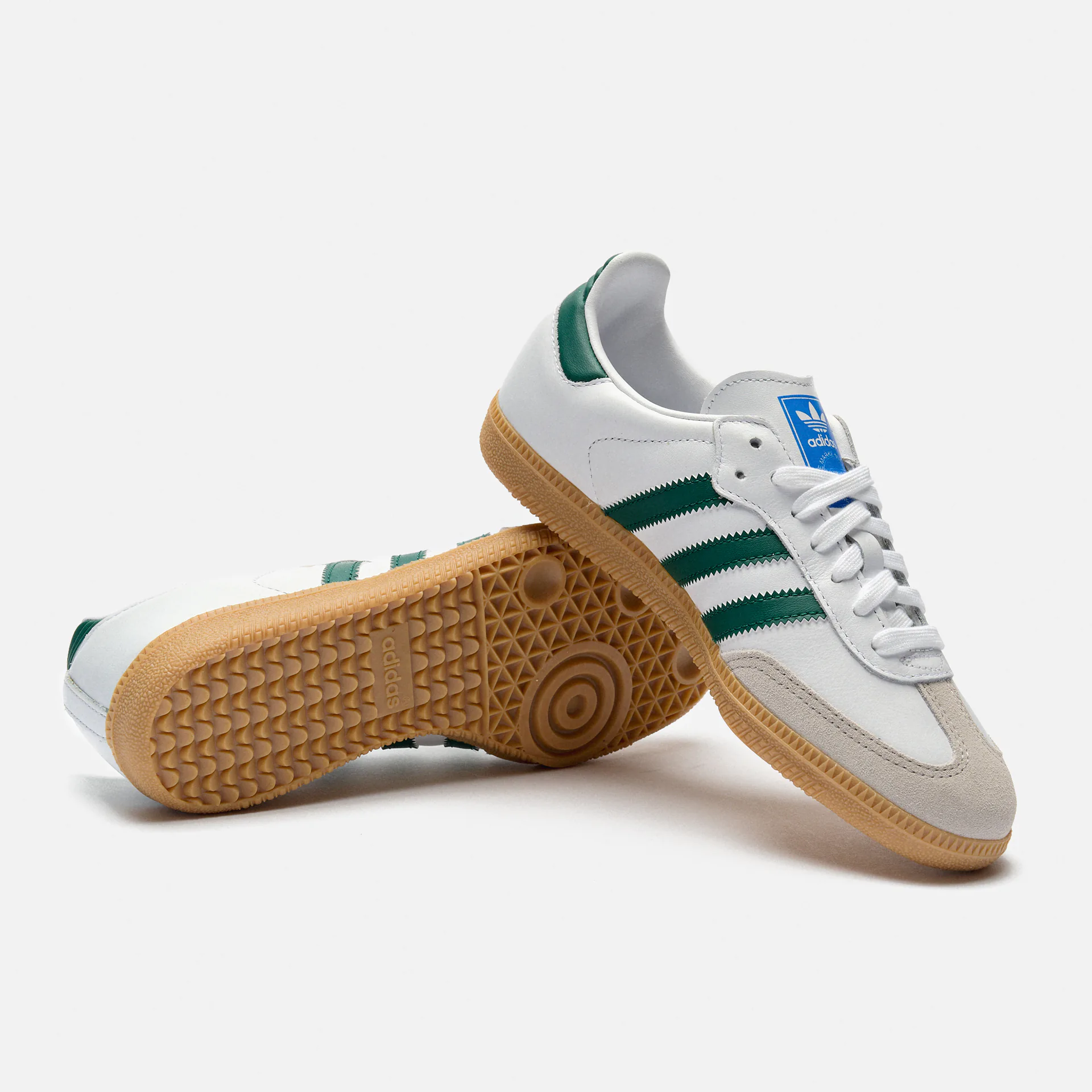 adidas Originals Samba OG Sneaker White/Green/Gum