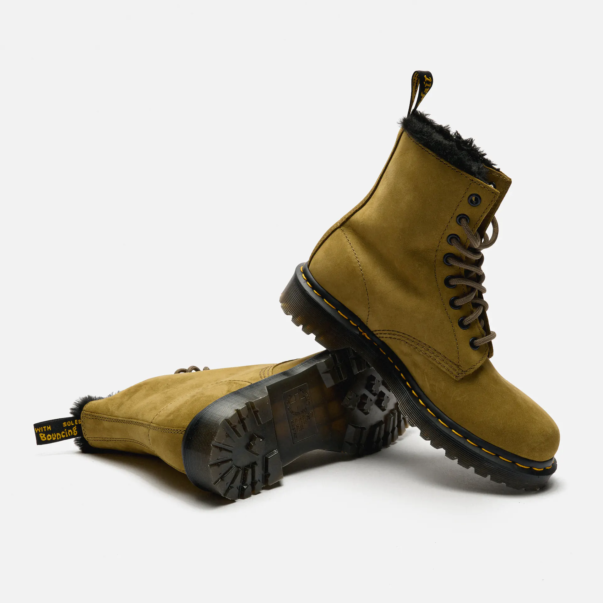 Dr. Martens 1460 Serena Boots Olive