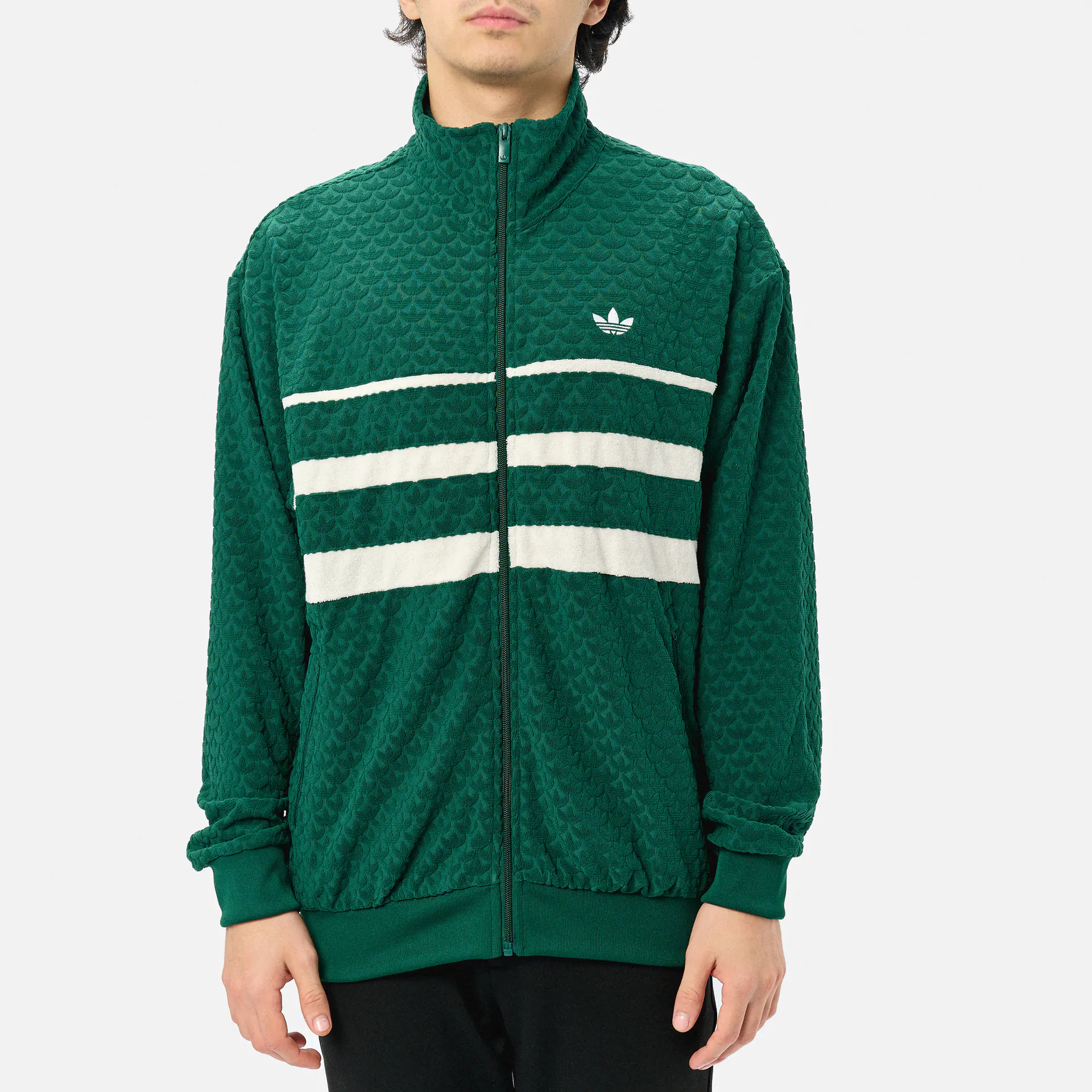 adidas Originals Monogram Track Jacket Collegiate Green