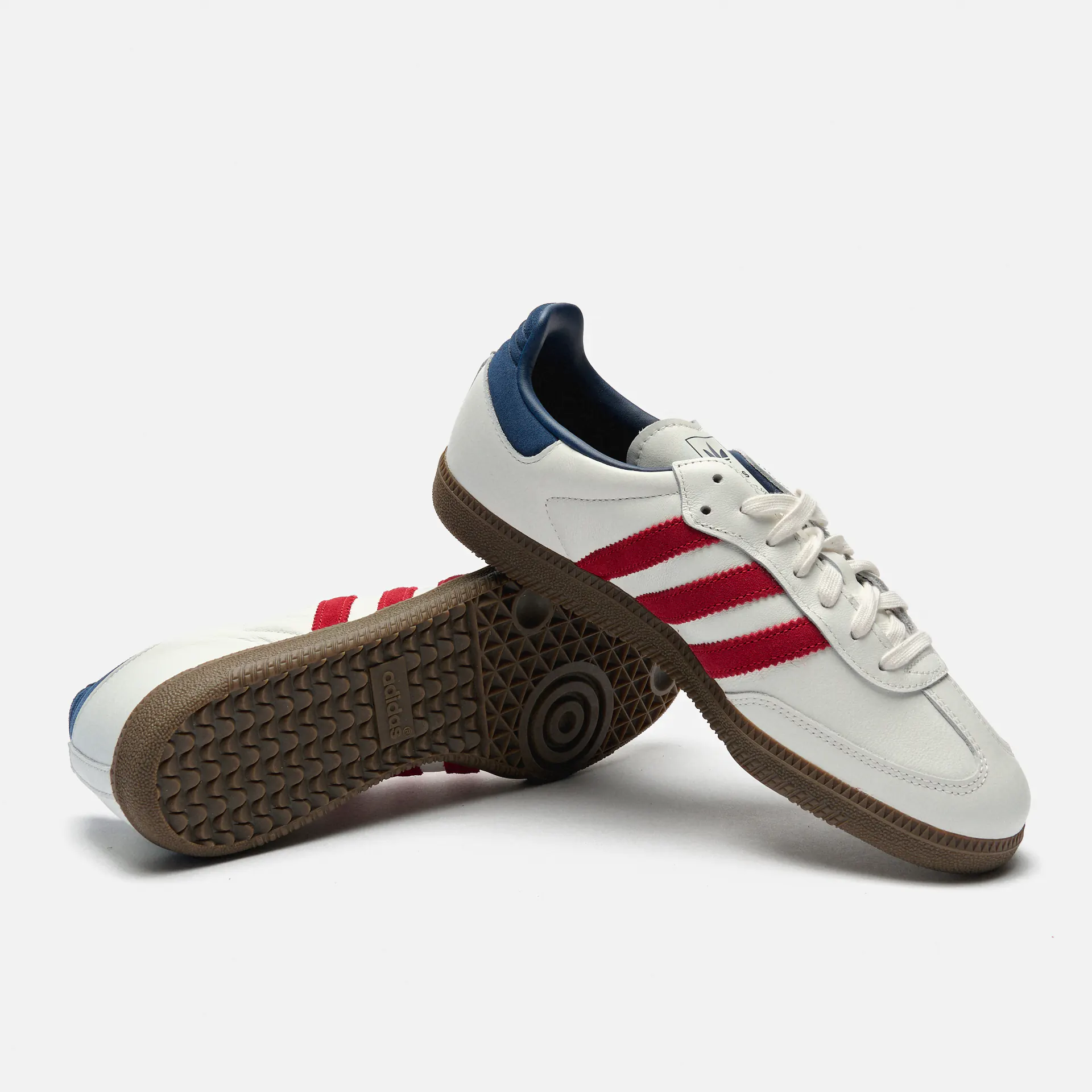 adidas Originals Samba Sneaker OG Core White/Team Victory Red/Night Indigo