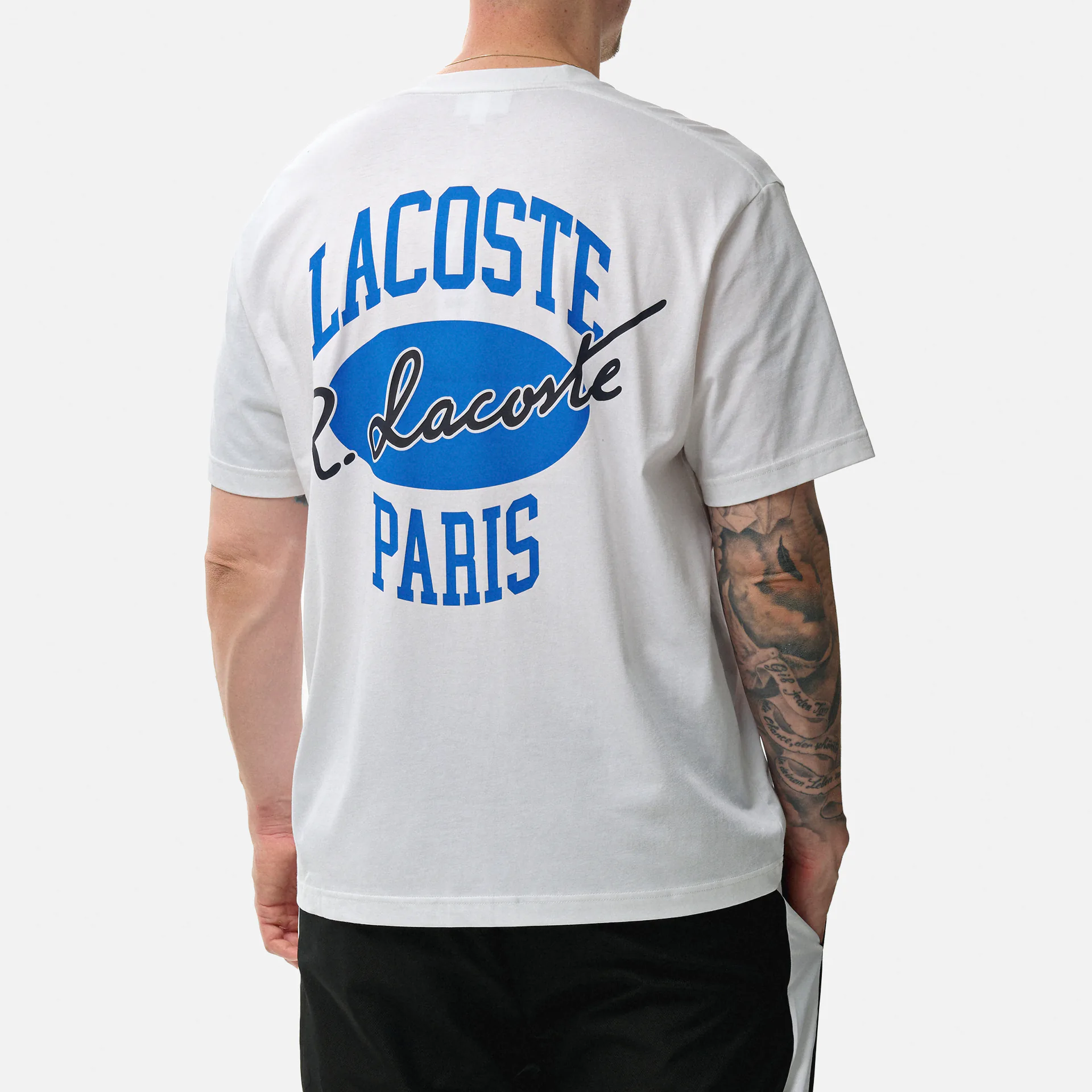 Lacoste Heritage Print T-Shirt White