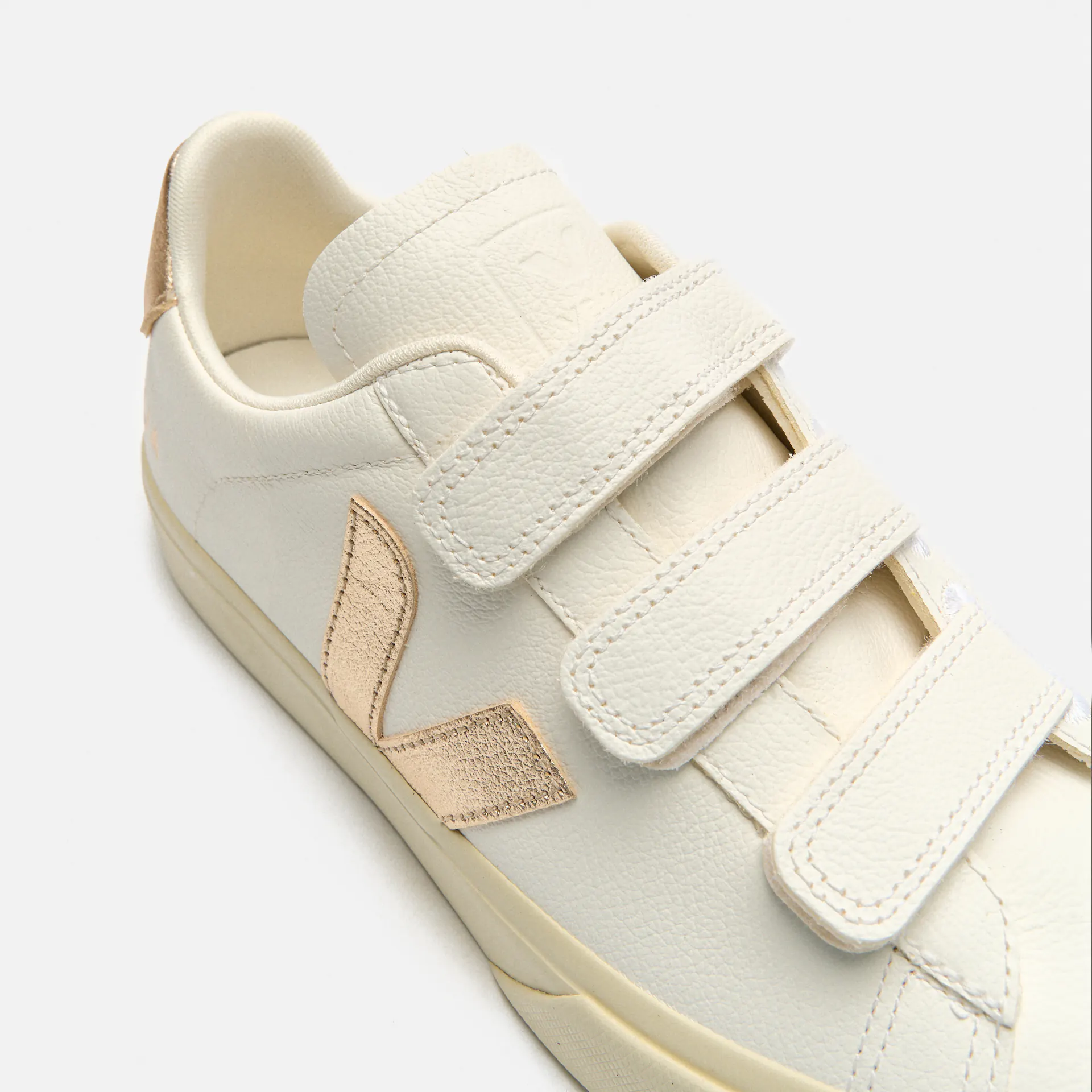 Veja Recife Logo Chromefree Leather Sneaker Extra White/Platine