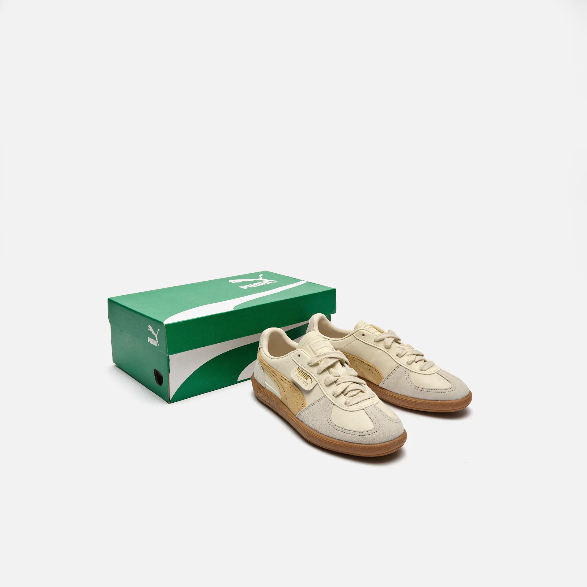 PUMA Palermo LTH Sneaker Alpine Snow-Desert Dust-Gum