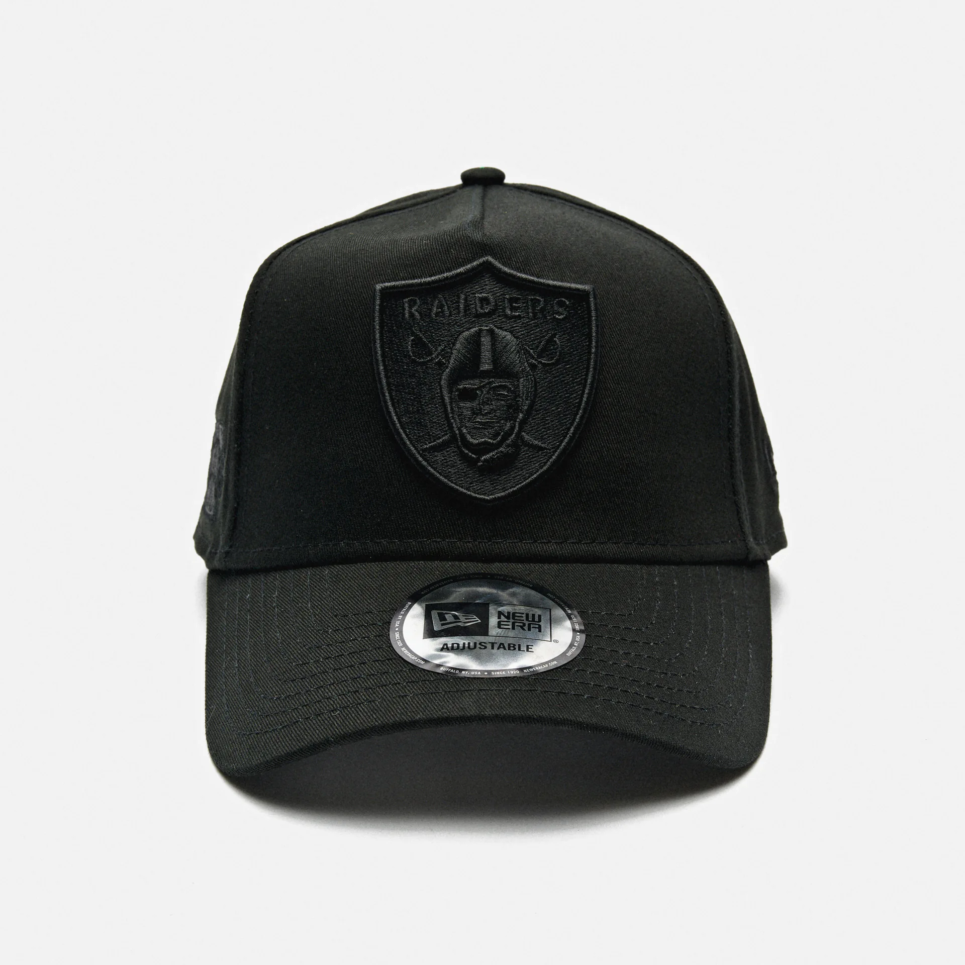 New Era Las Vegas Raiders Monochrome EFrame Snapback Cap Black