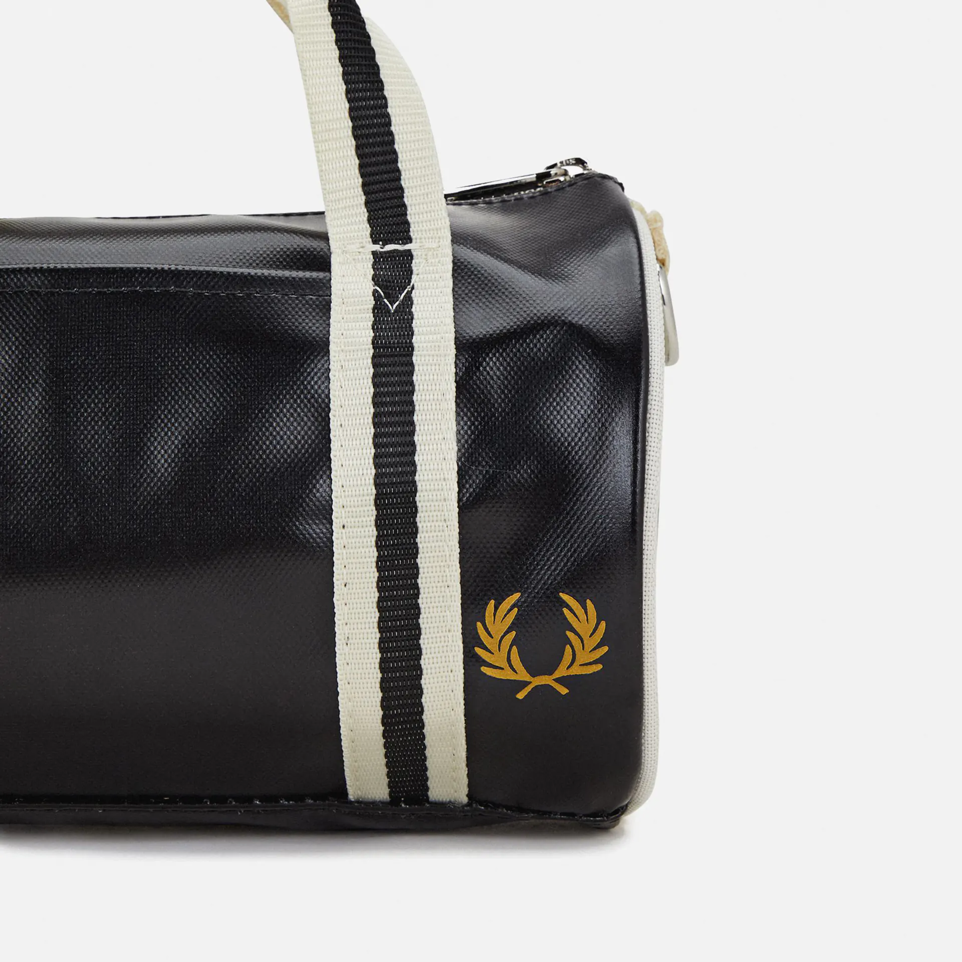 Fred Perry Classic Mini Barrel Bag Black/Ecru