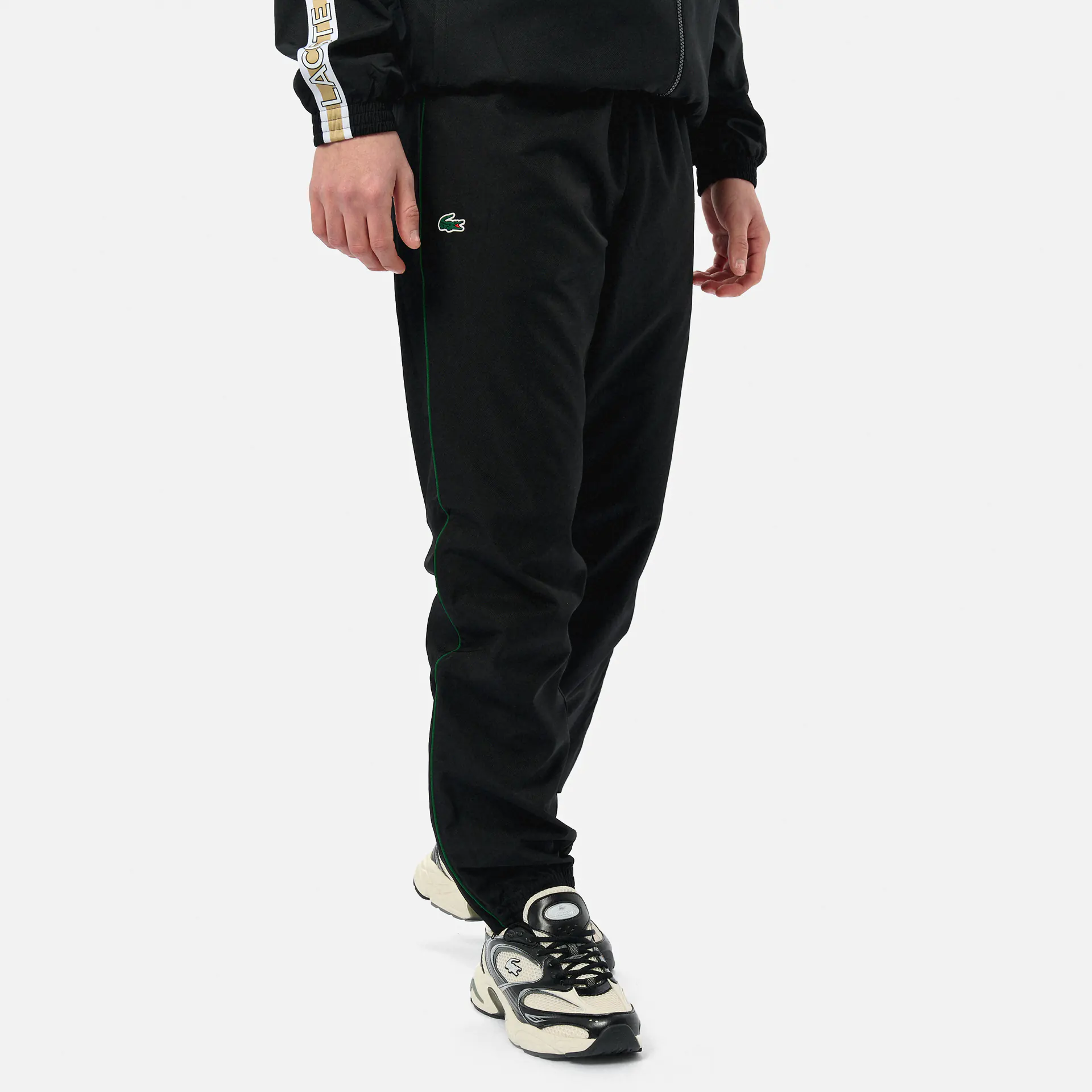 Lacoste Tape Tracksuit Black/Green