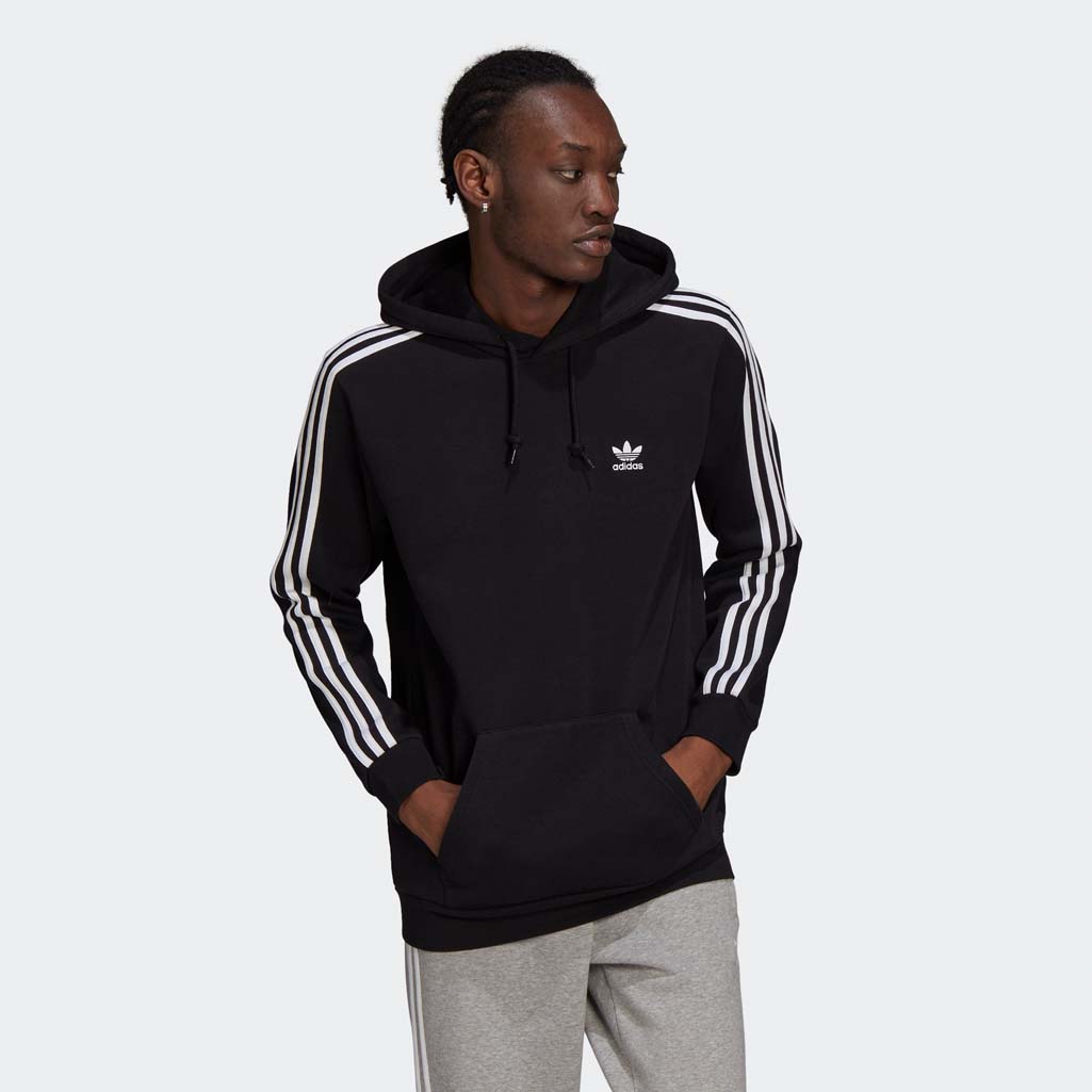 Adidas Adicolor Classics 3-Stripes Hoodie | Black | M | H06676-M