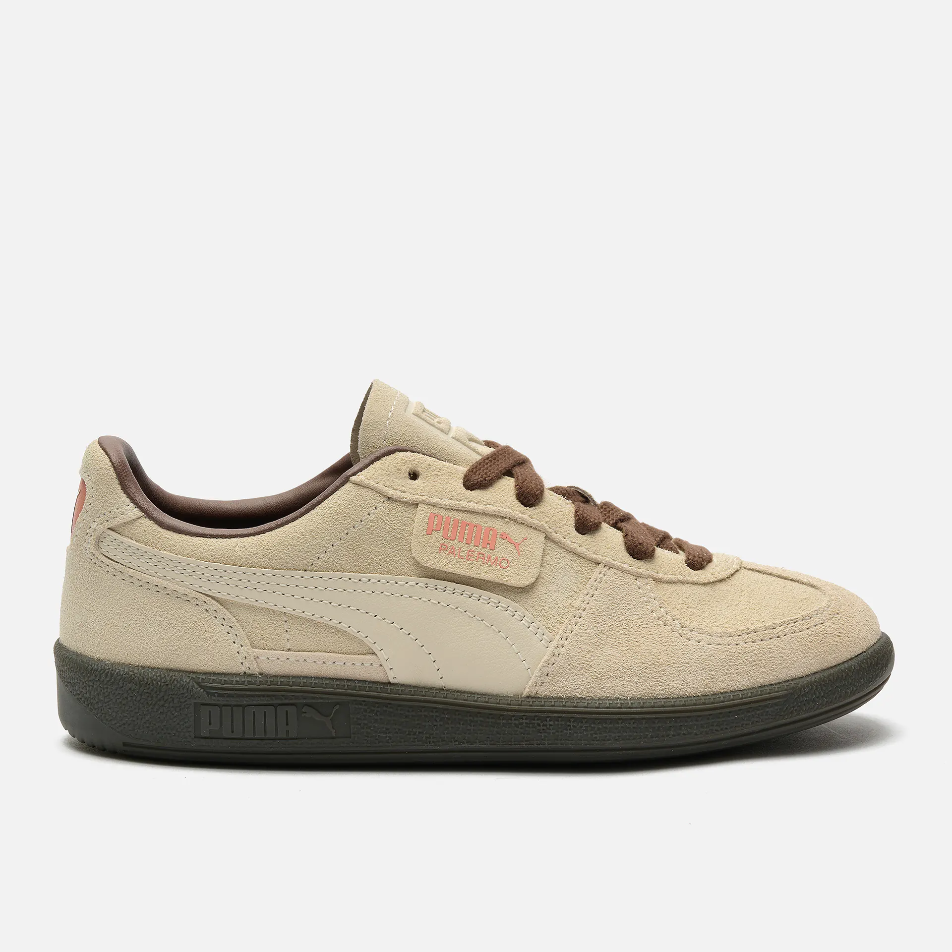 PUMA Palermo Sneaker Alpine Snow-Espresso Brown