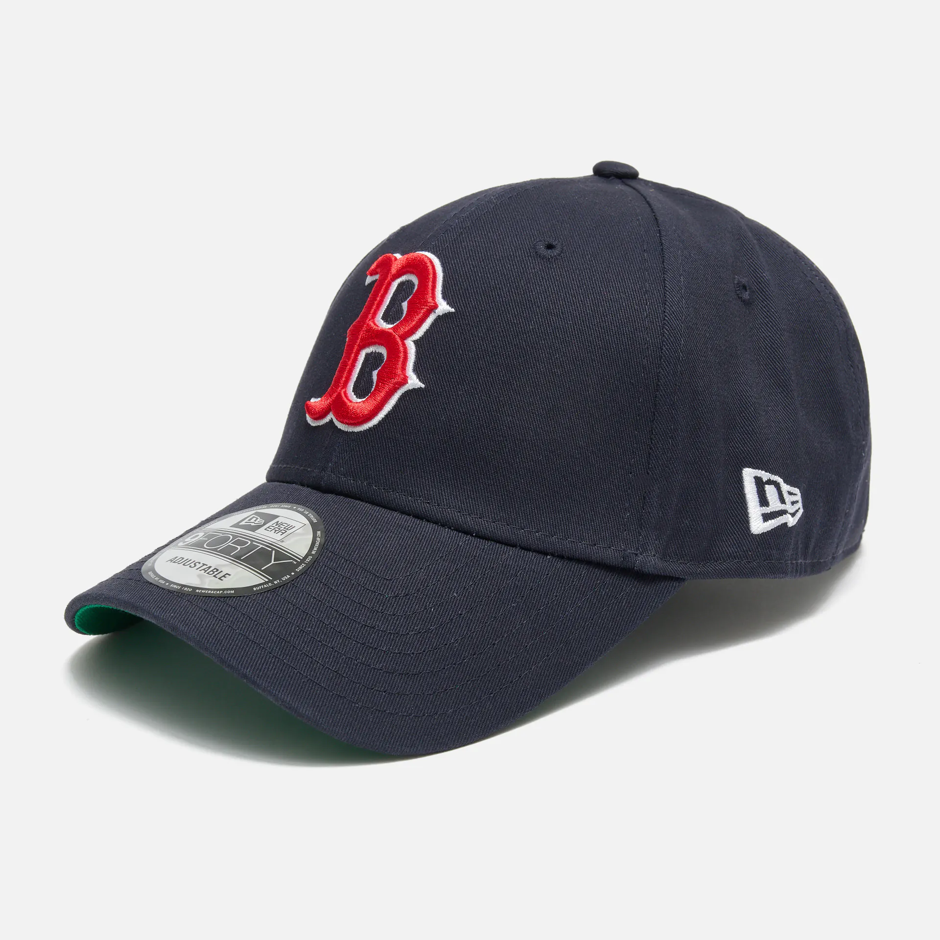 New Era MLB Boston Red Sox Team Side Patch 9Forty Strapback Cap Navy NVYSCA