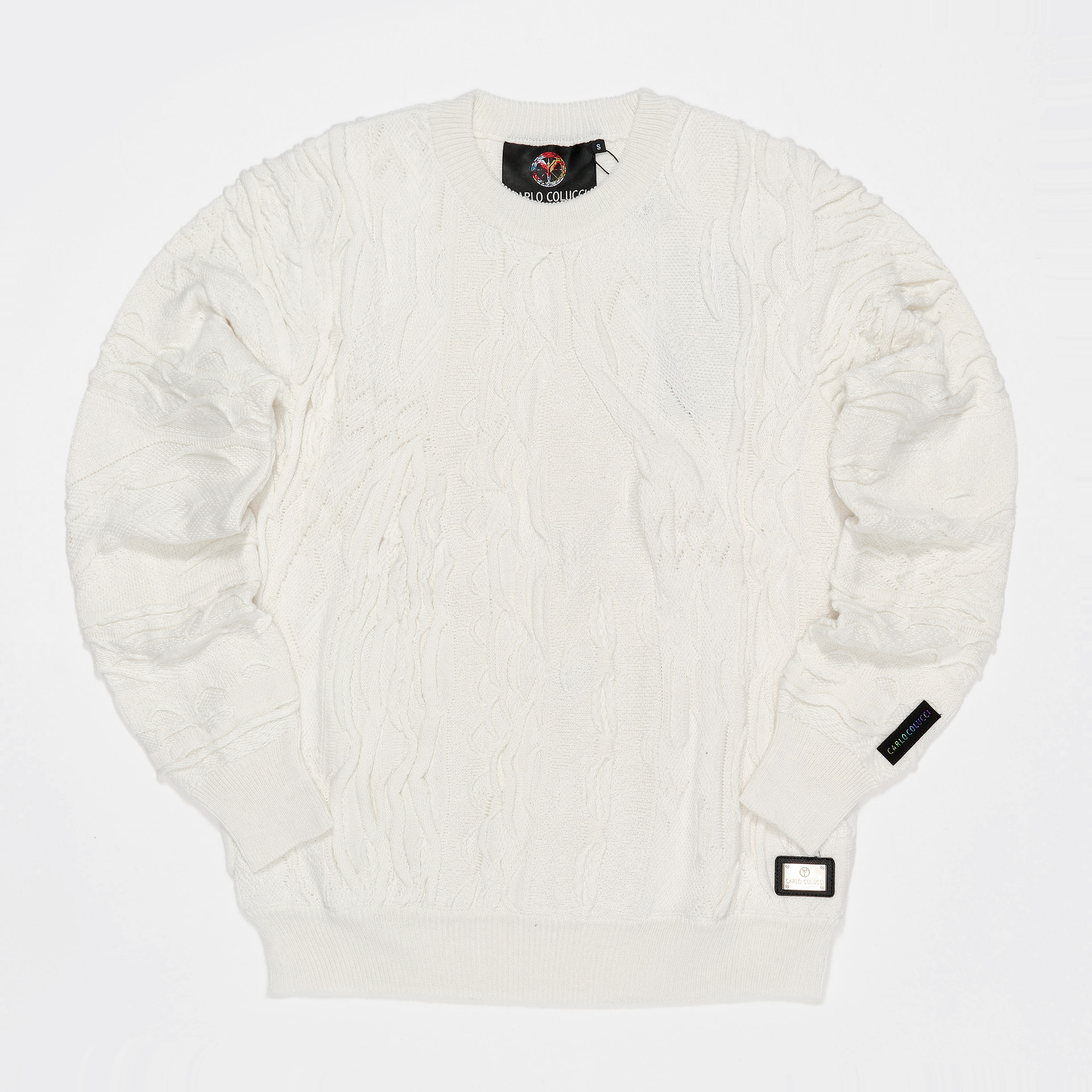 Carlo Colucci Roundneck Sweatshirt Offwhite