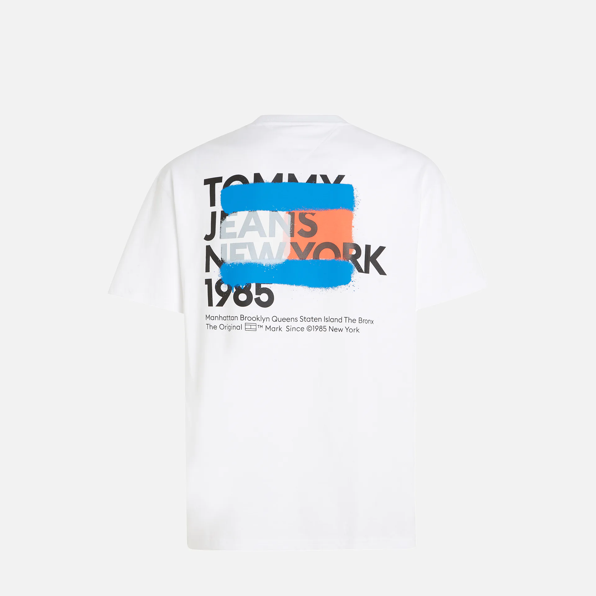 Tommy Jeans Tommy NY Graffiti Flag T-Shirt White