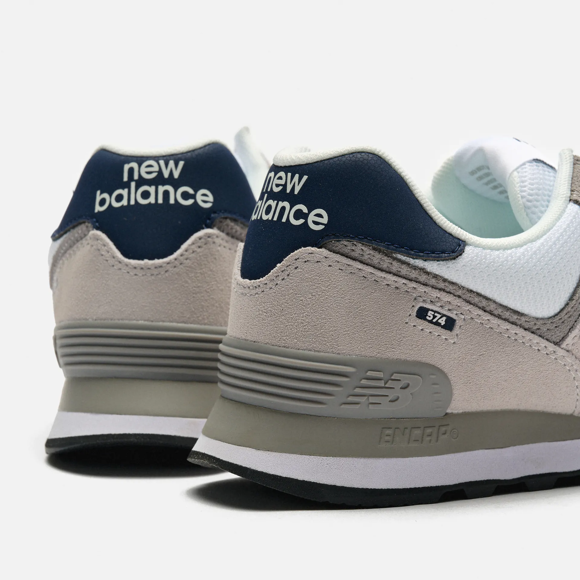 New Balance ML574EAG Sneaker Rain Cloud/White