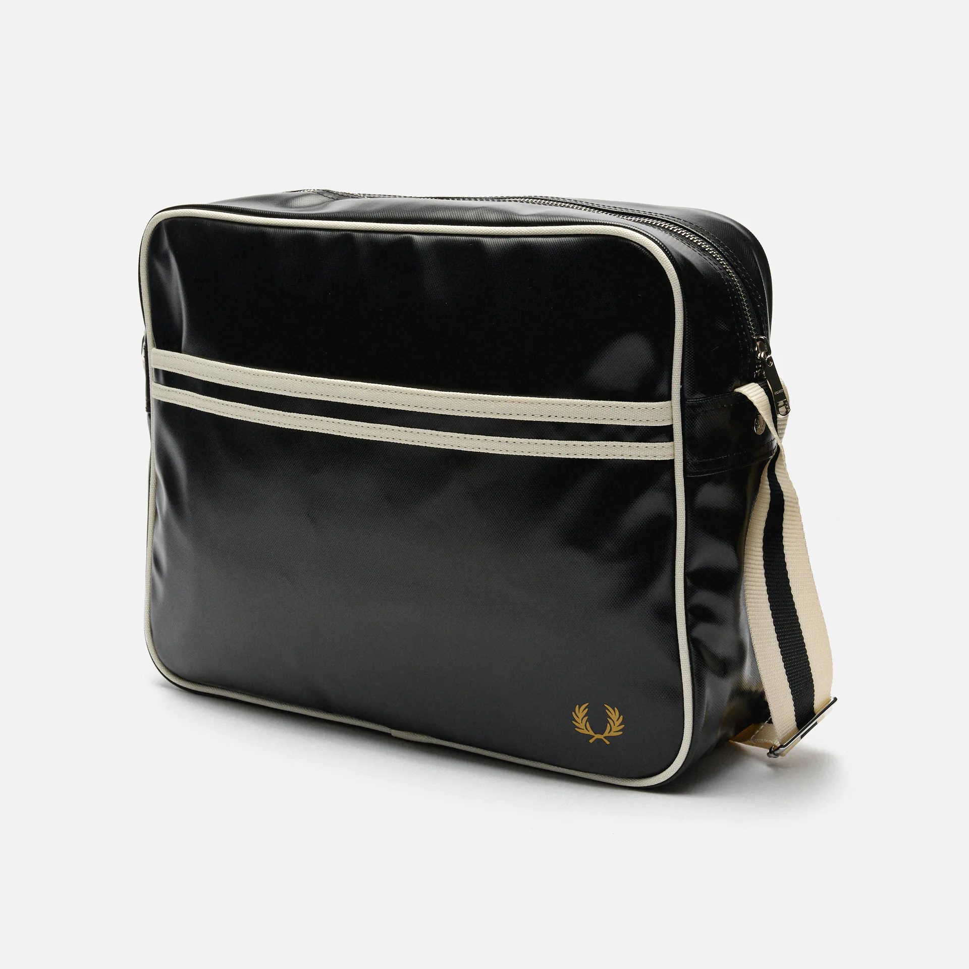 Fred Perry Classic Shoulder Bag Black/Ecru