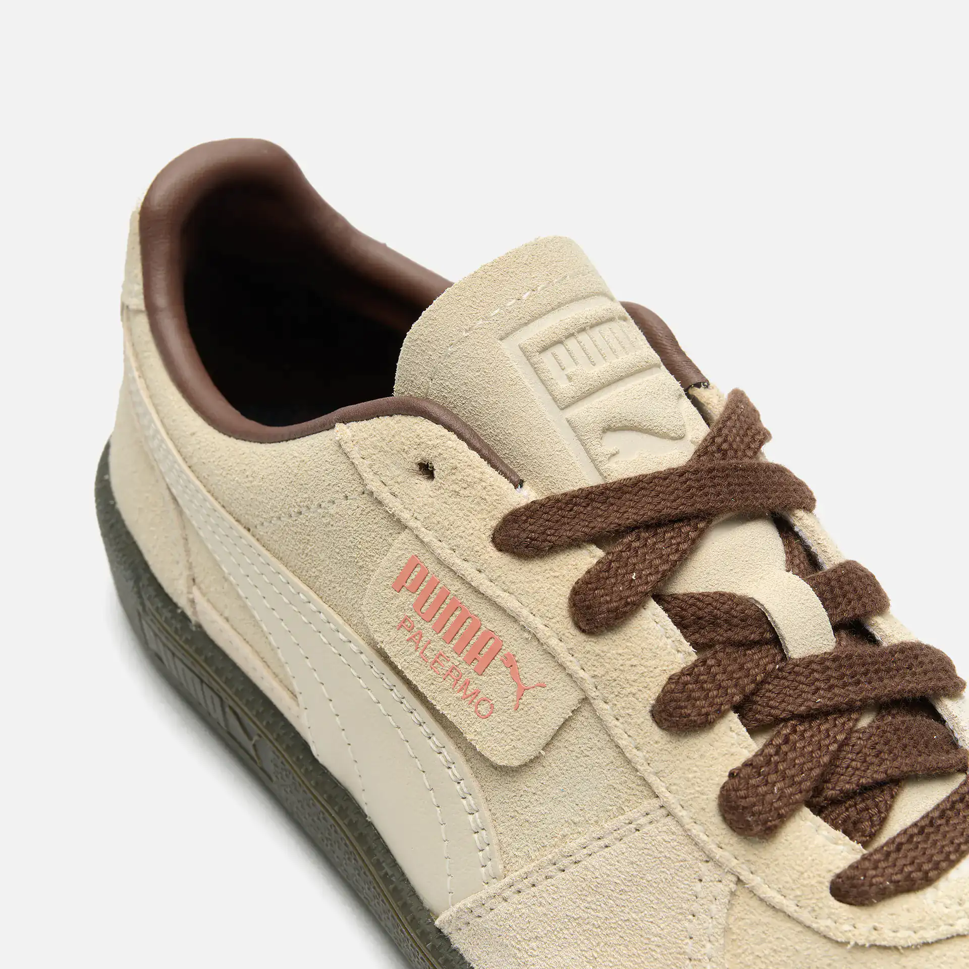 PUMA Palermo Sneaker Alpine Snow-Espresso Brown