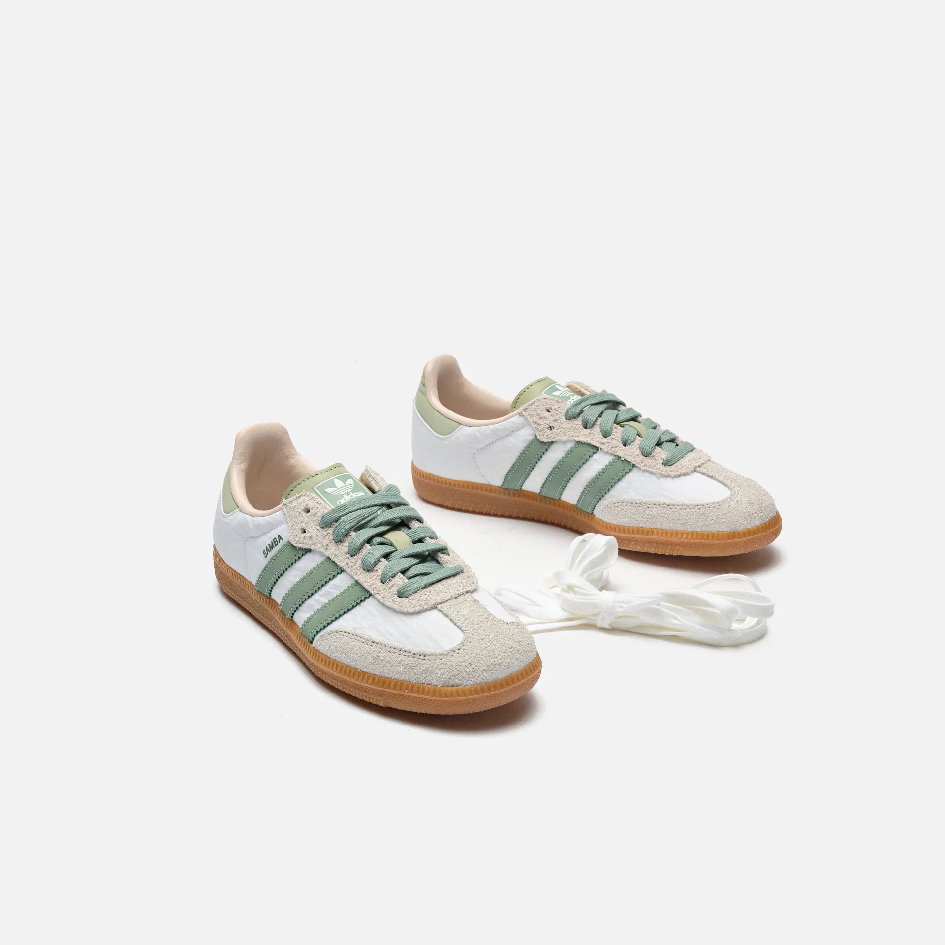 adidas Originals Sneaker Samba OG Footwear White/Silver Green/Putty Mauve