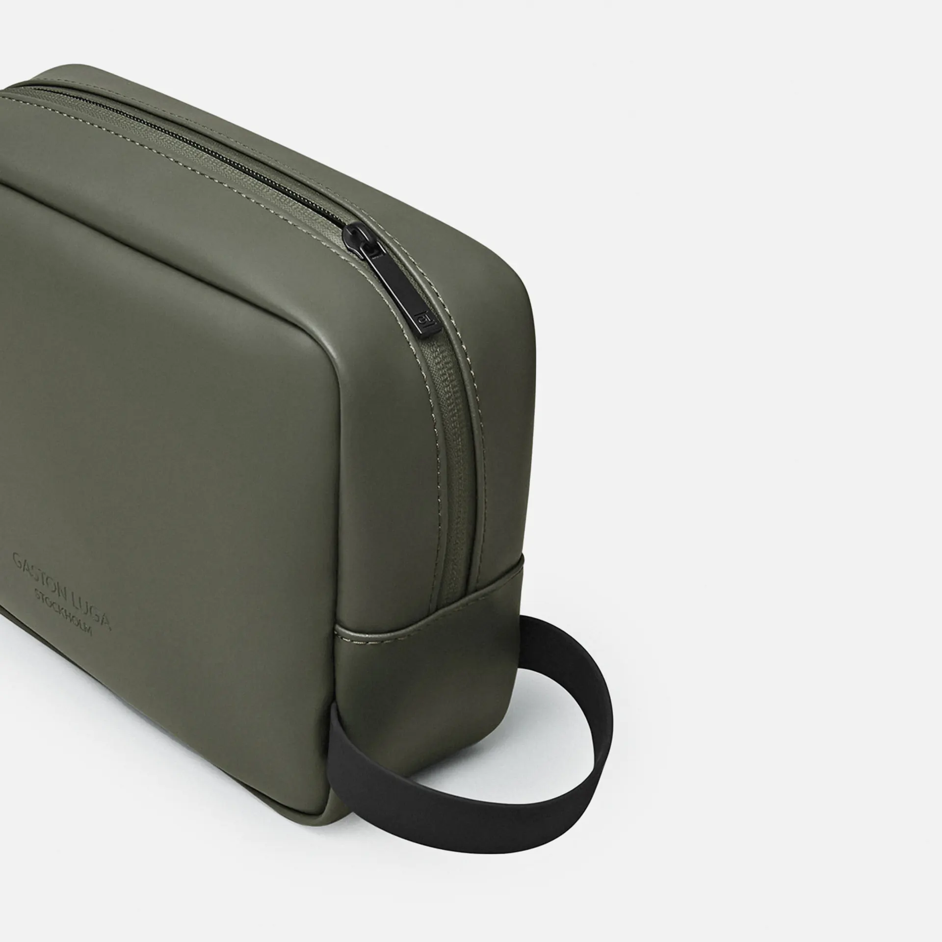 Gaston Luga Splash Toiletry Bag Olive