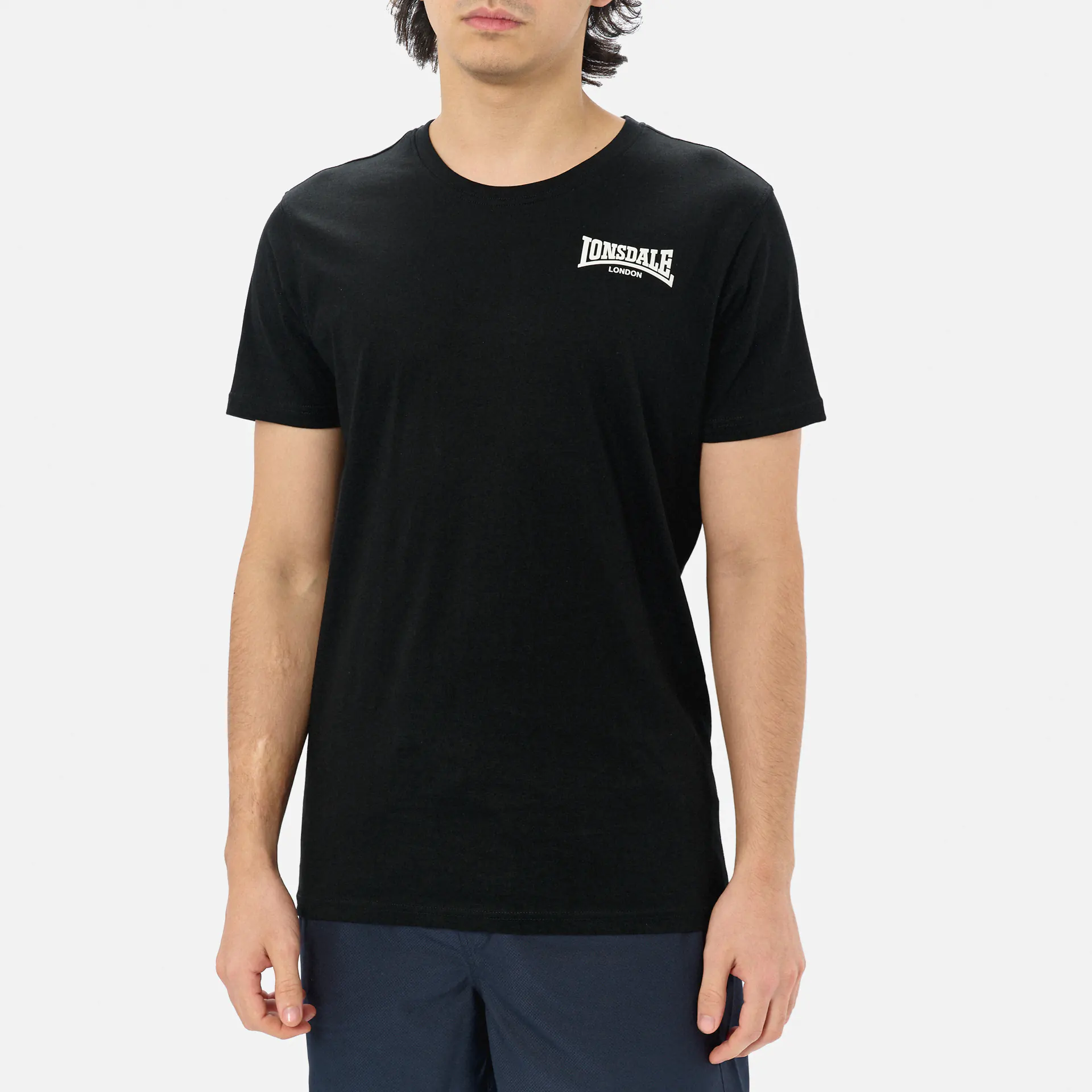 Lonsdale ELMDON T-Shirt Black