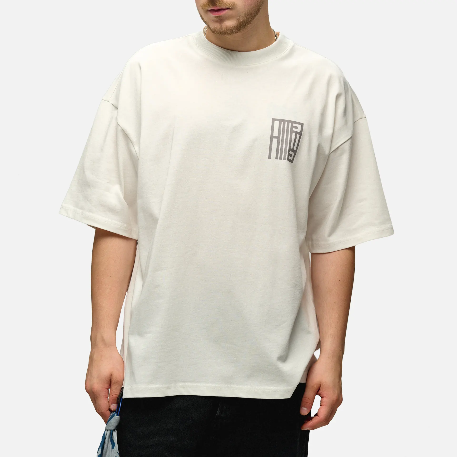 Alessandro Magno Basic T-Shirt Offwhite