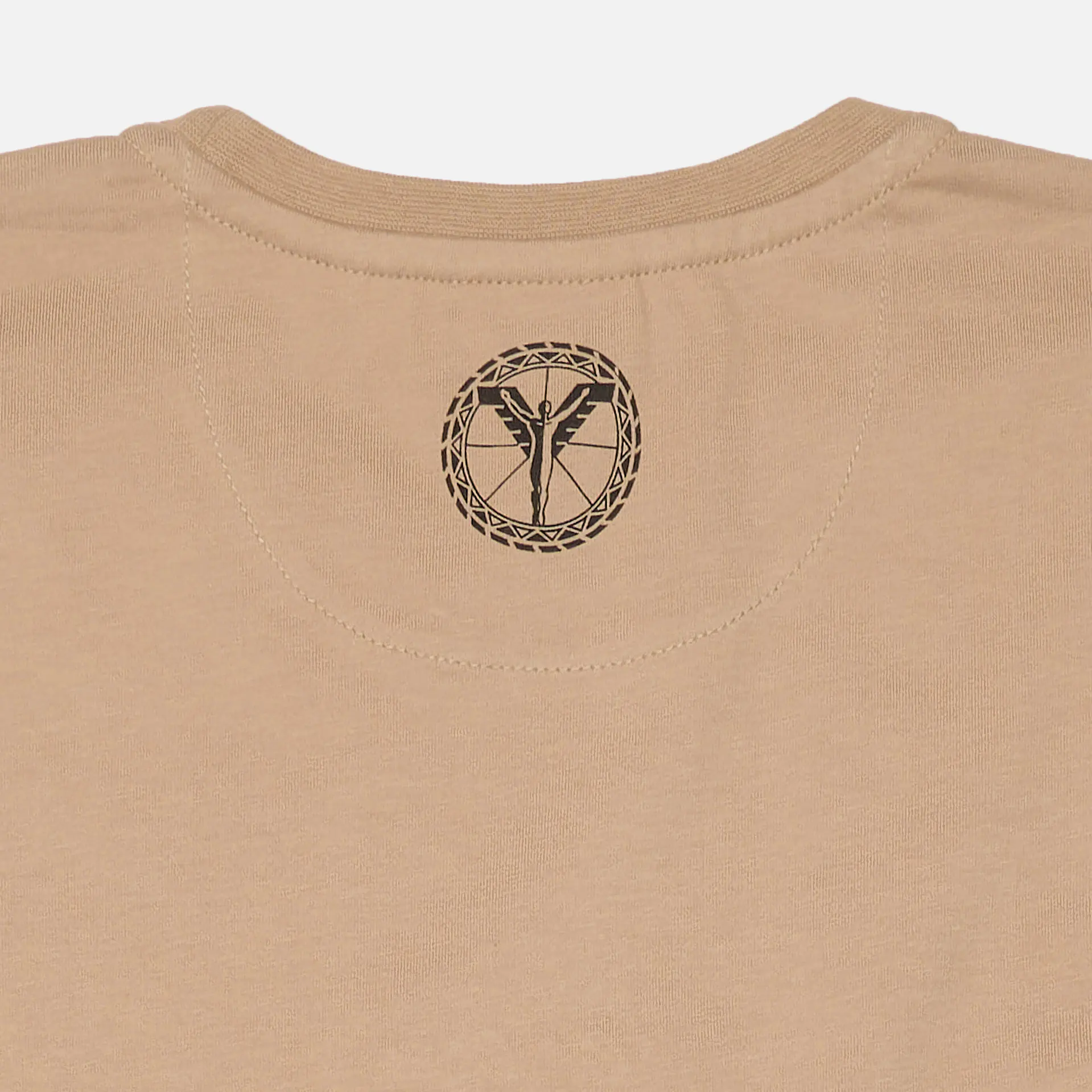 Carlo Colucci New Basic T-Shirt Sand