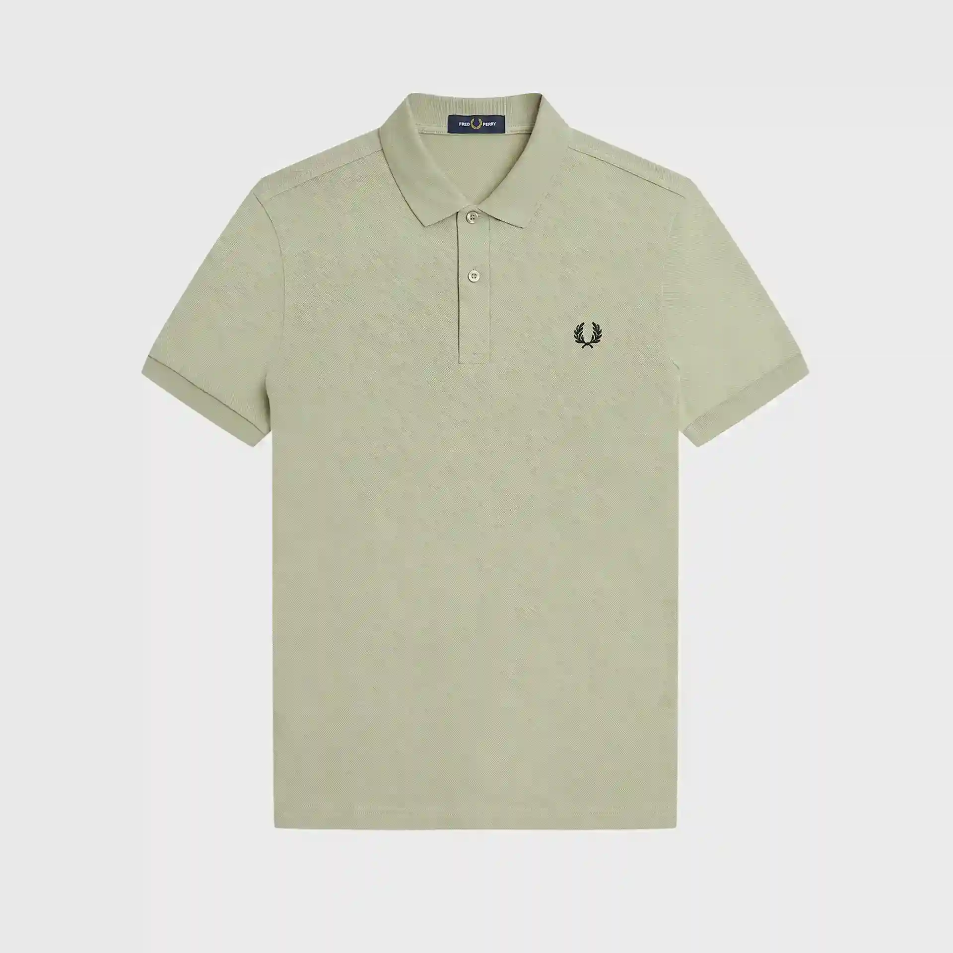 Fred Perry Plain Polo Shirt Seagrass