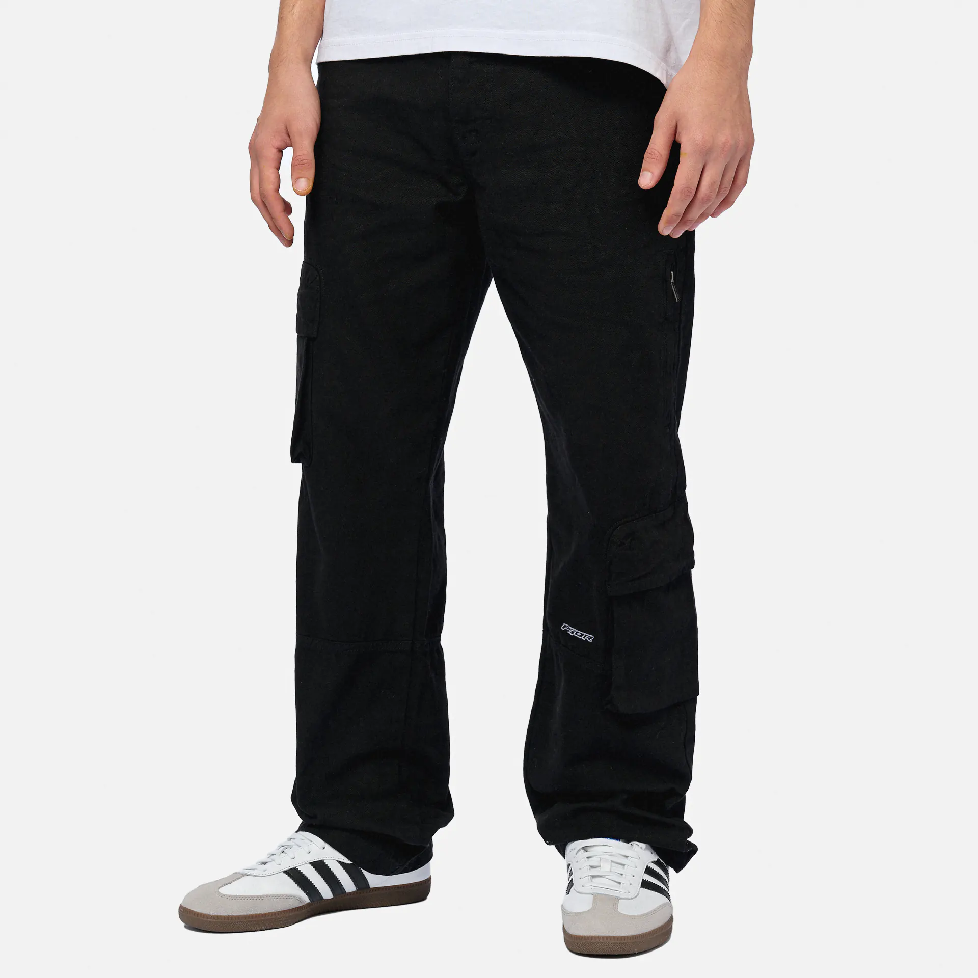 PEGADOR Macomb Cargo Pants Washed Black