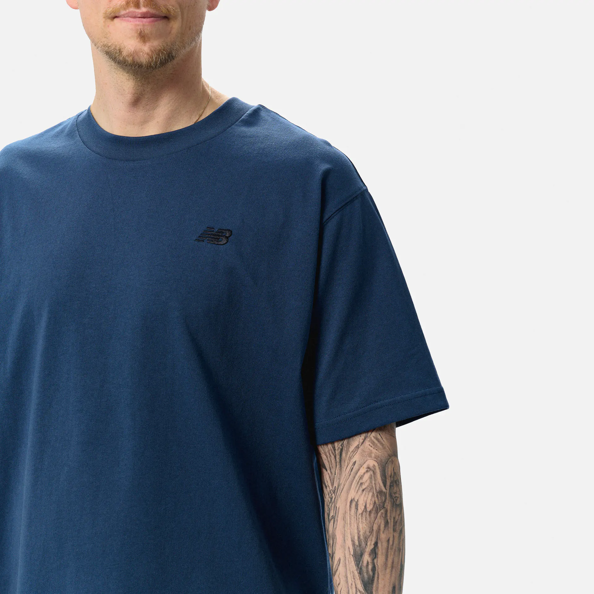 New Balance Athletics Cotton T-Shirt Navy