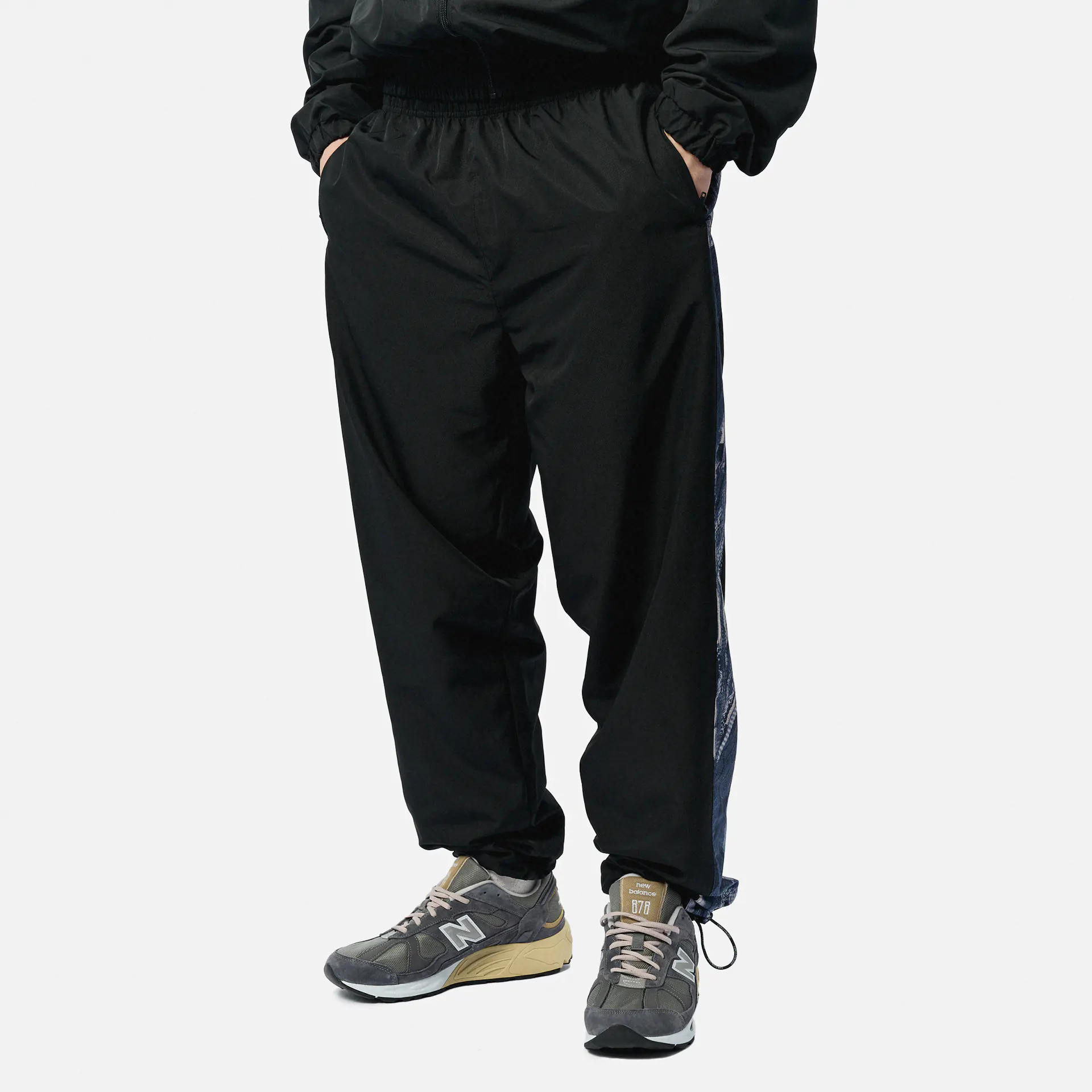 Carlo Colucci Summer Track Pants Black