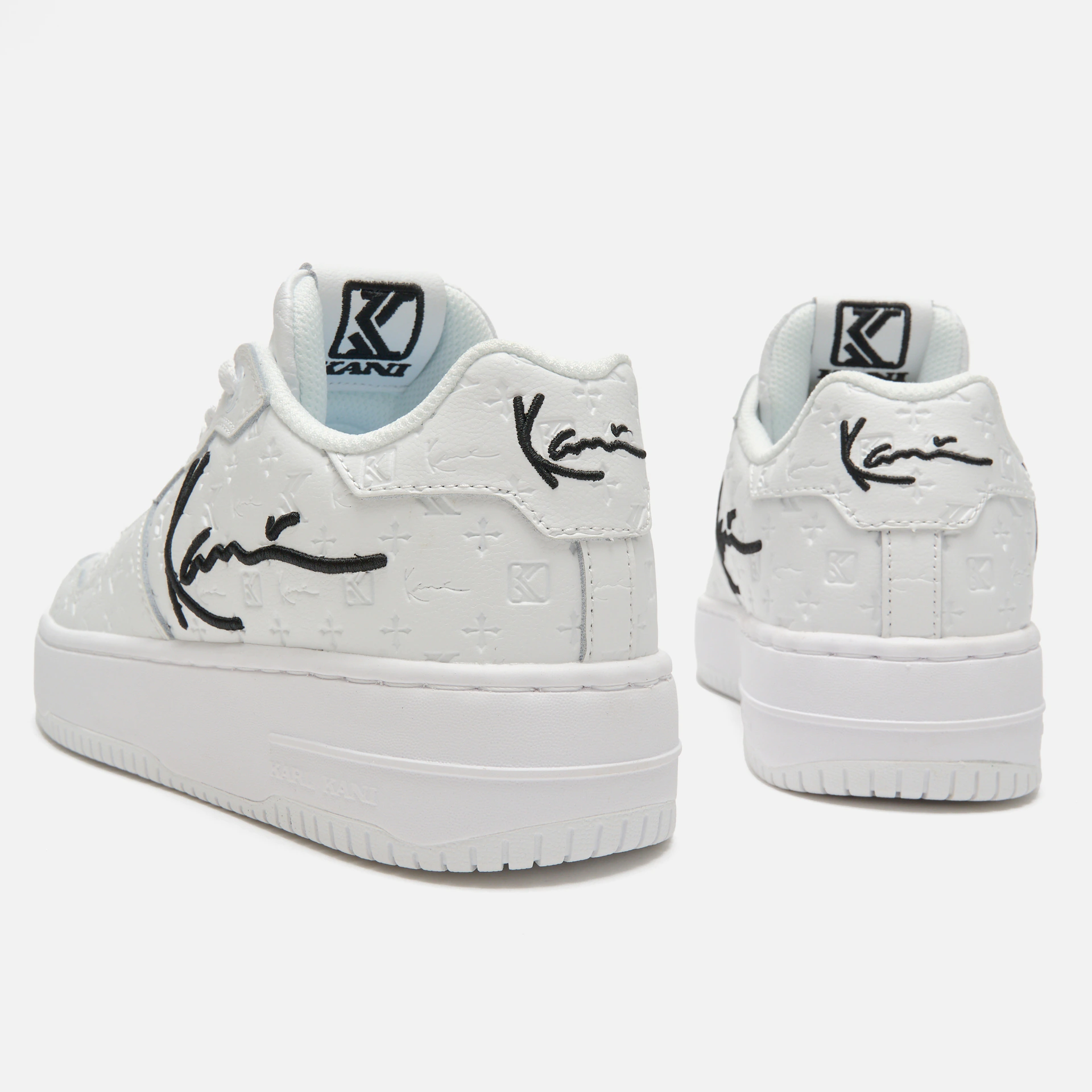 Karl Kani 89 Up Logo Premium Sneakers White/Black