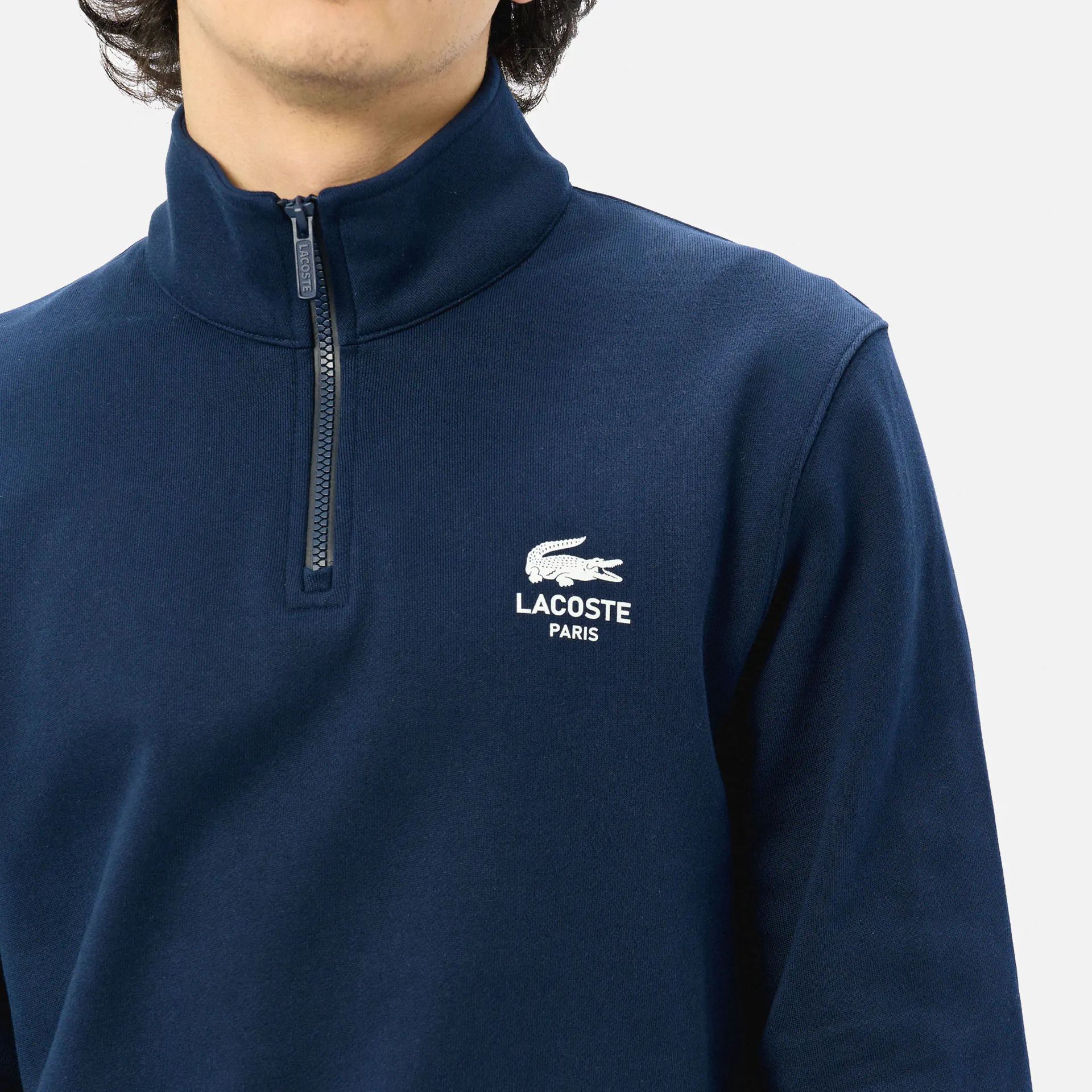 Lacoste Half-Zip Sweatshirt Navy Blue