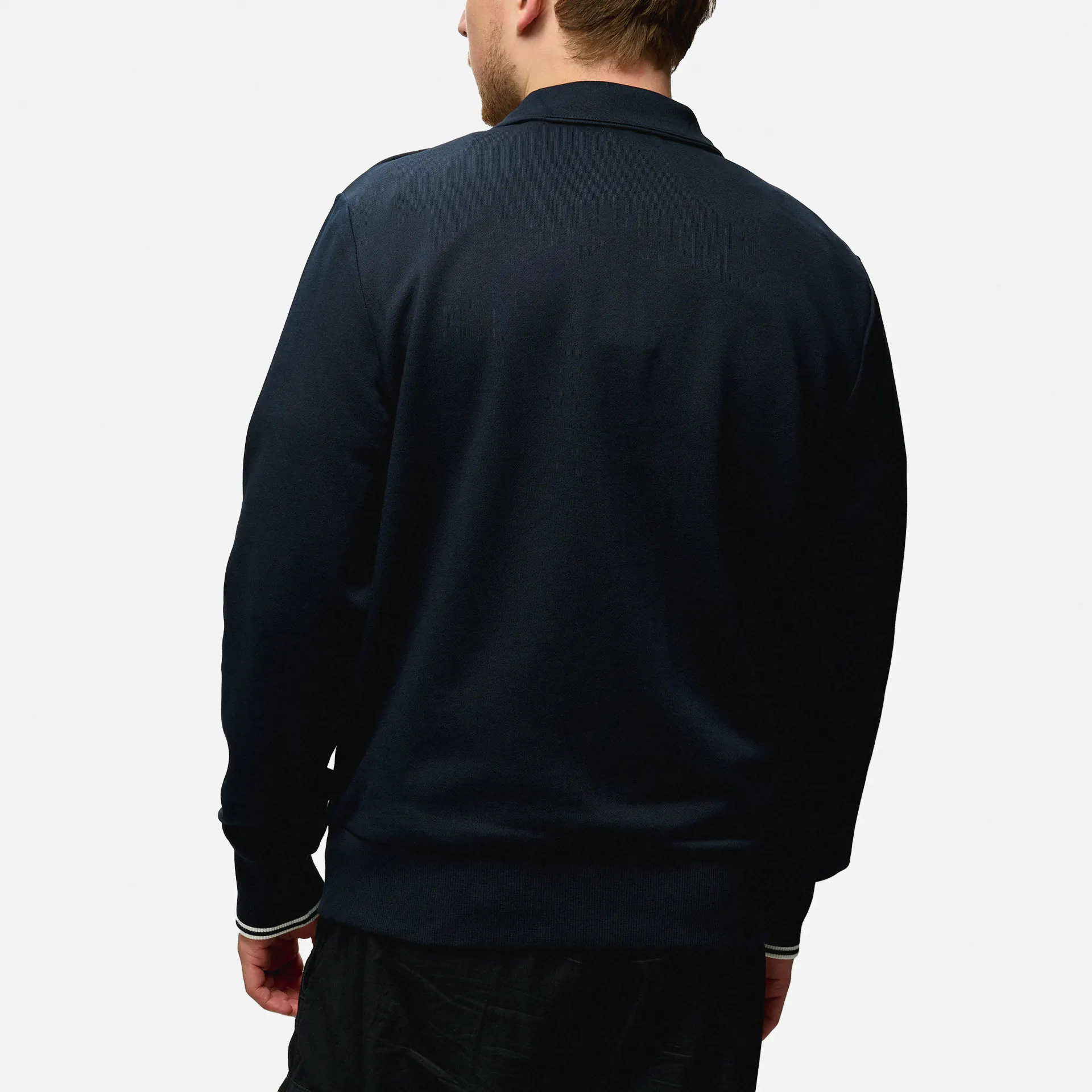 Fred Perry Half Zip Sweatshirt Navy