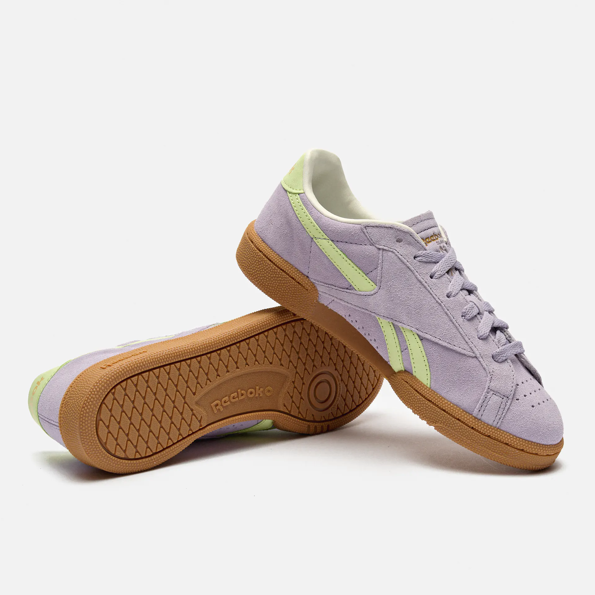 Reebok Club C Grounds UK Sneaker Dusk Purple/Astro Lime/Gum