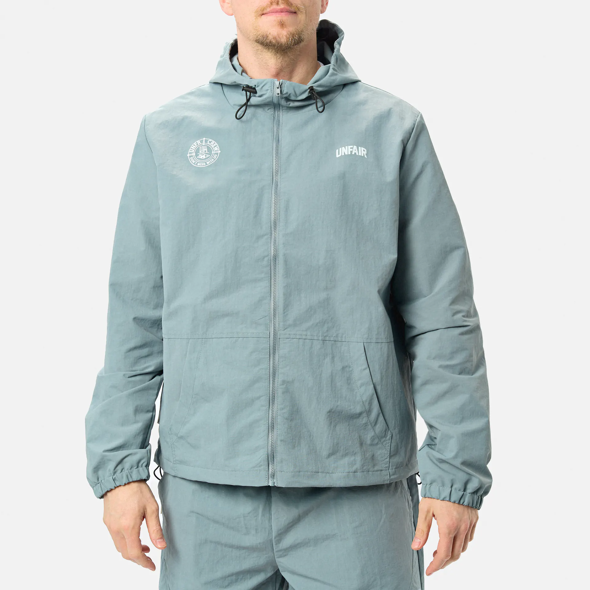 Unfair Athletics Two Sides Rainjacket Ultimate Grey