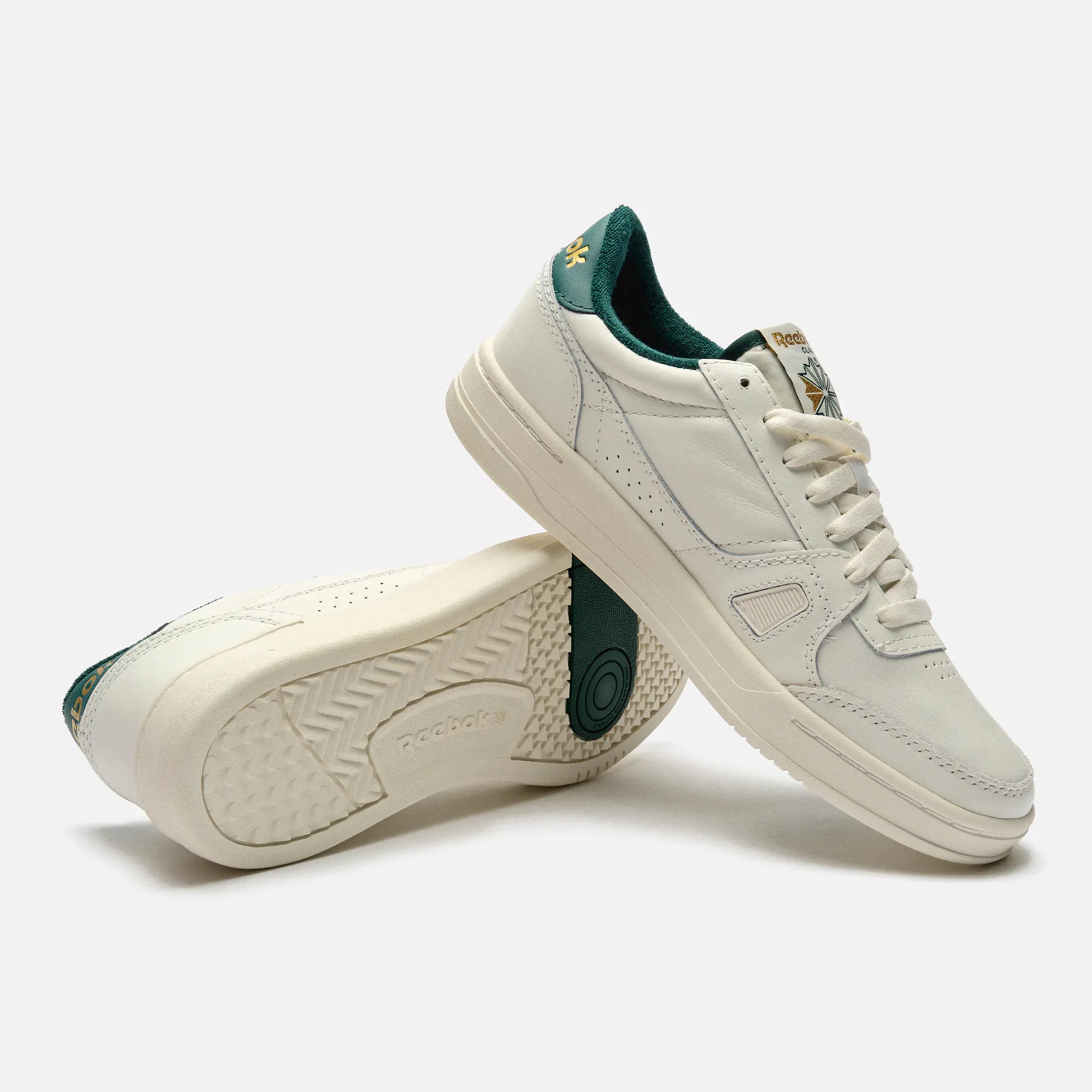 Reebok LT Court Sneaker Chalk/Vintage Chalk/Collegiate Green