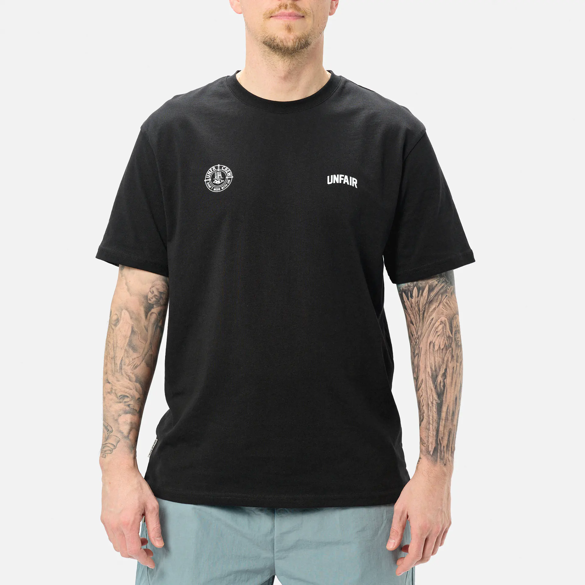 Unfair Athletics Two Sides T-Shirt Black