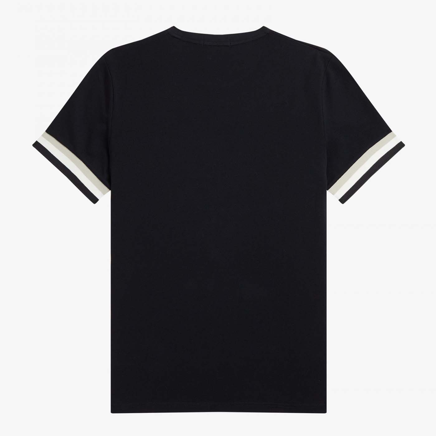 Fred Perry T-Shirt aus Baumwollpique Black