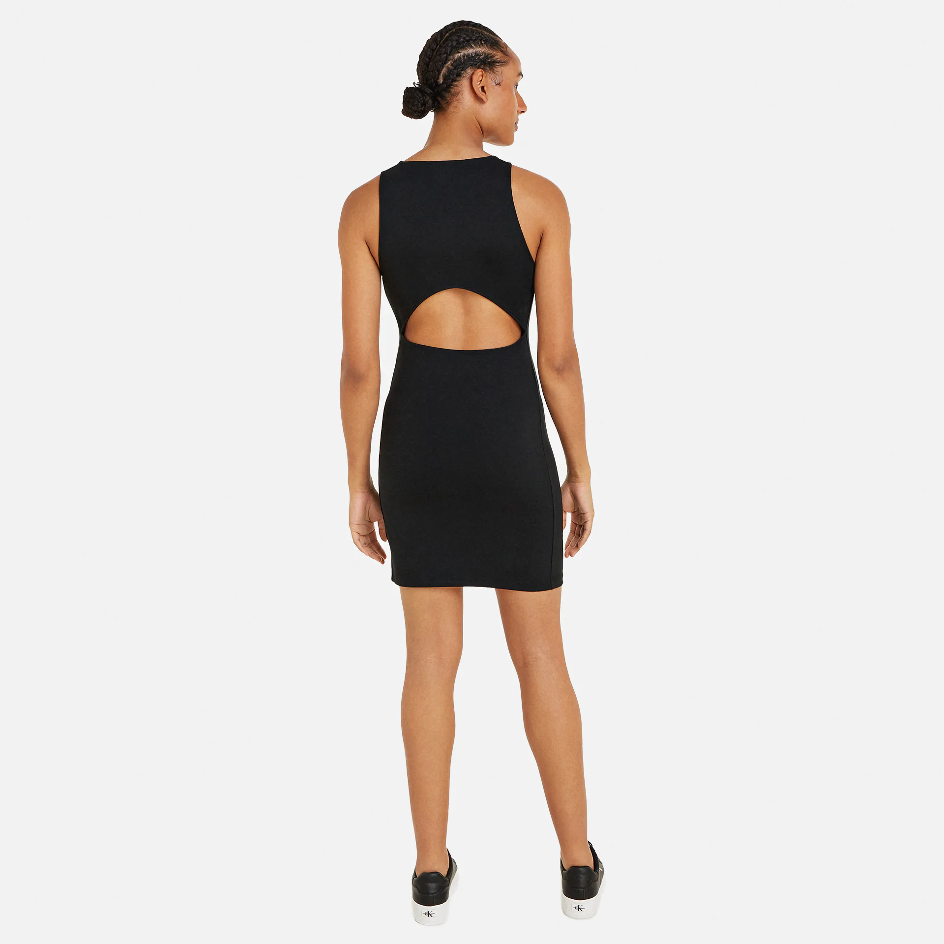 Calvin Klein Jeans Racerback Milano Dress Black