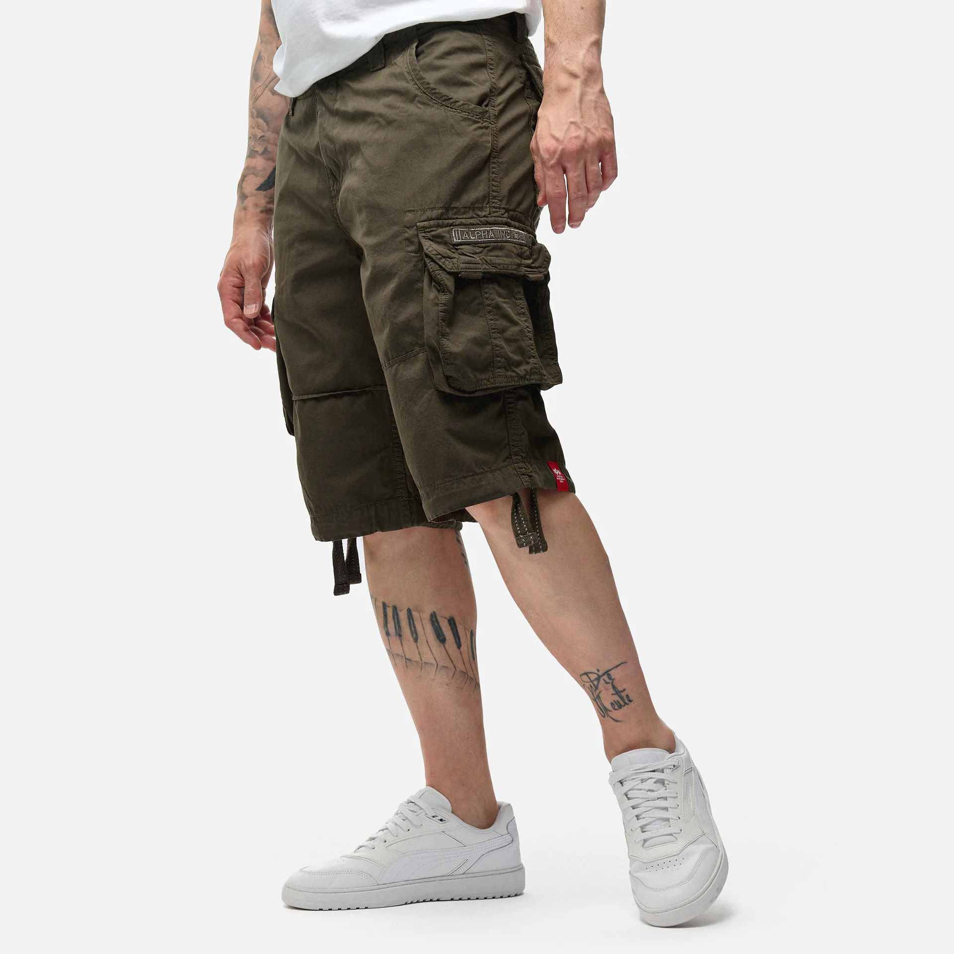 Alpha Industries Jet Cargo Short Grey Black