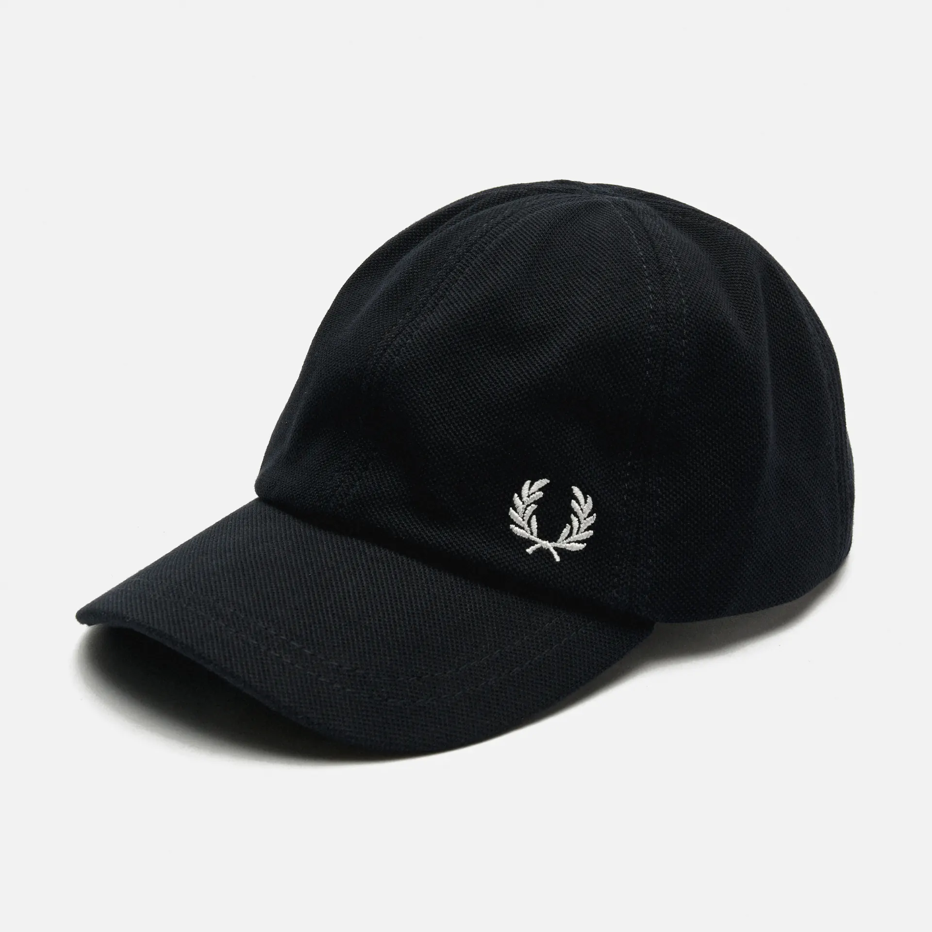 Fred Perry Pique Classic Cap Black/Snow White