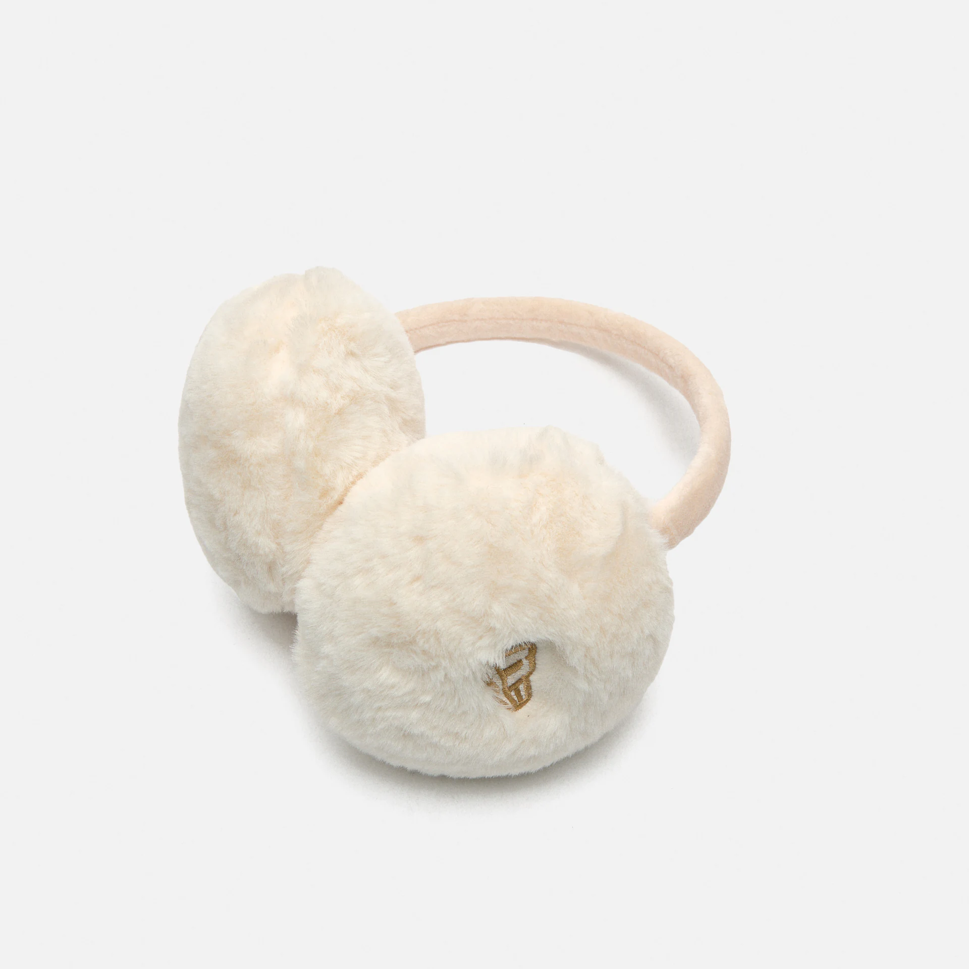 New Era Faux Fur Ear Muffs Stone