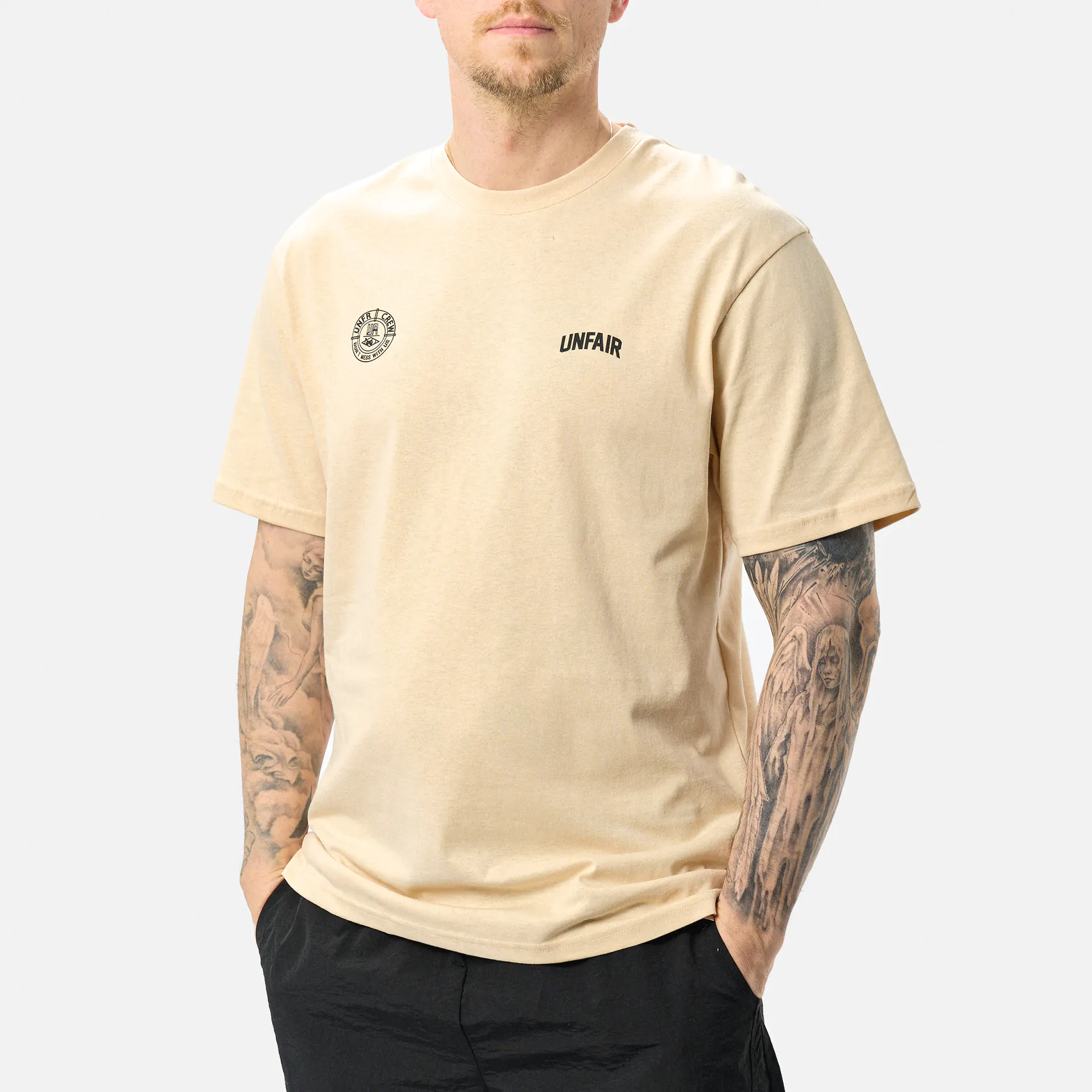 Unfair Athletics Two Sides T-Shirt Beige 