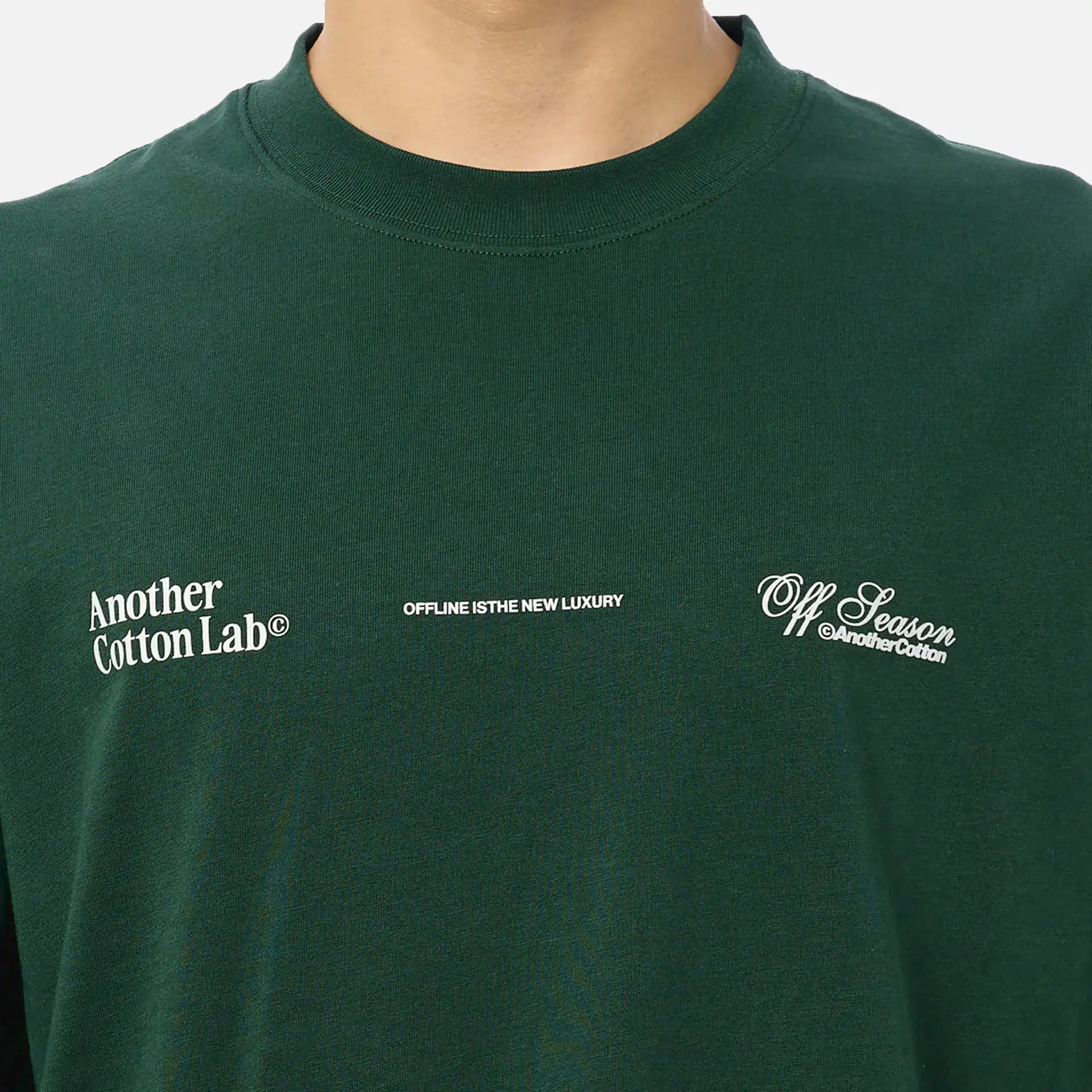 Another Cotton Offline Luxury Oversized T-Shirt Green