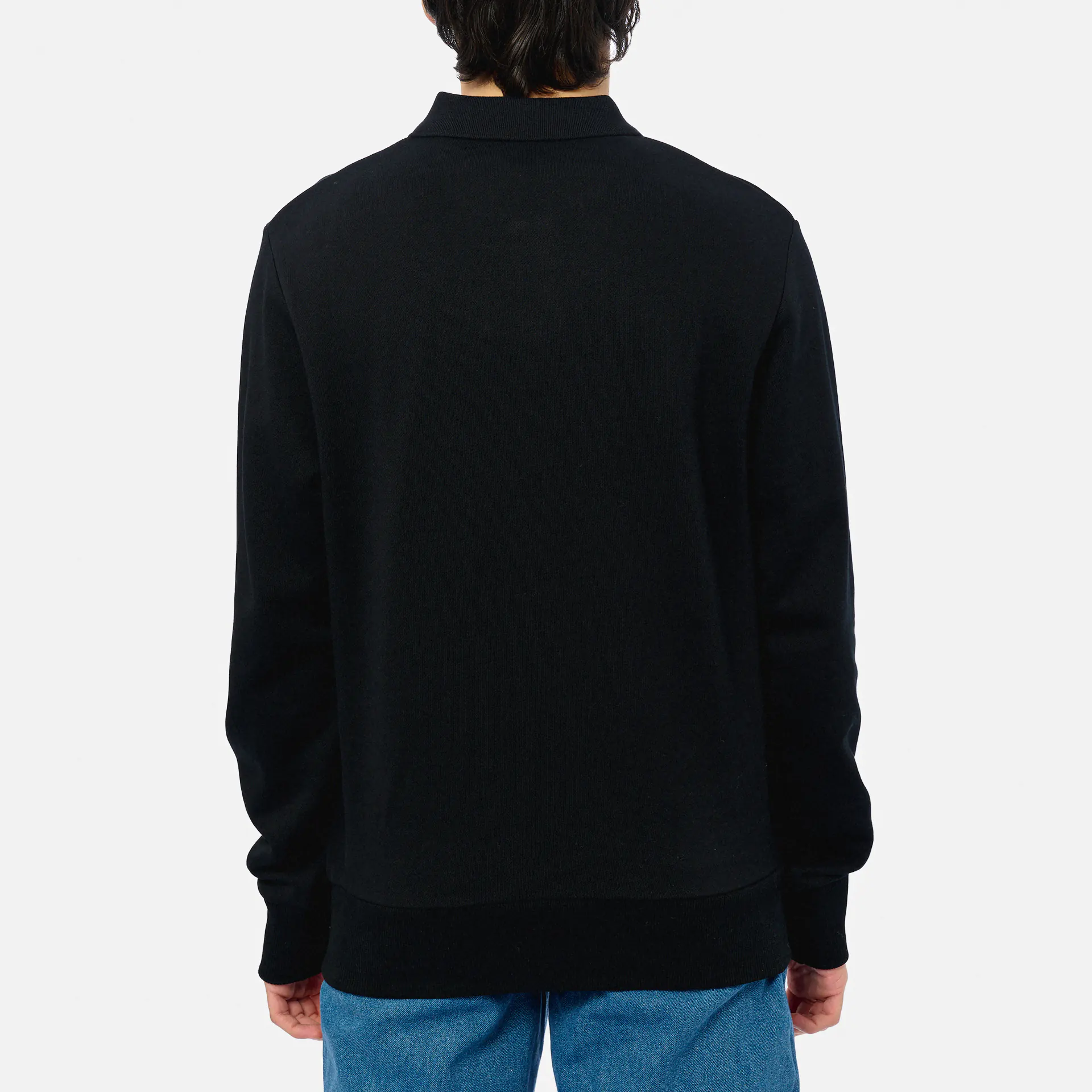 Fred Perry Collared Sweatshirt Black