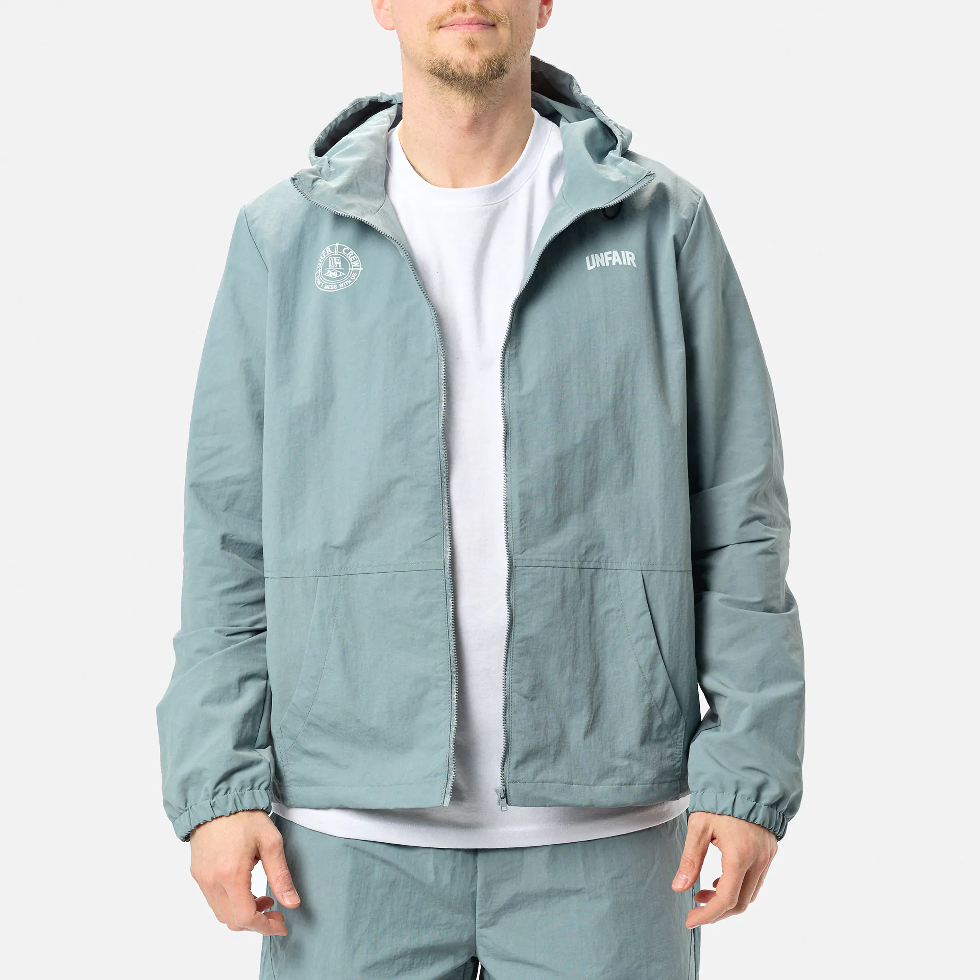 Unfair Athletics Two Sides Rainjacket Ultimate Grey