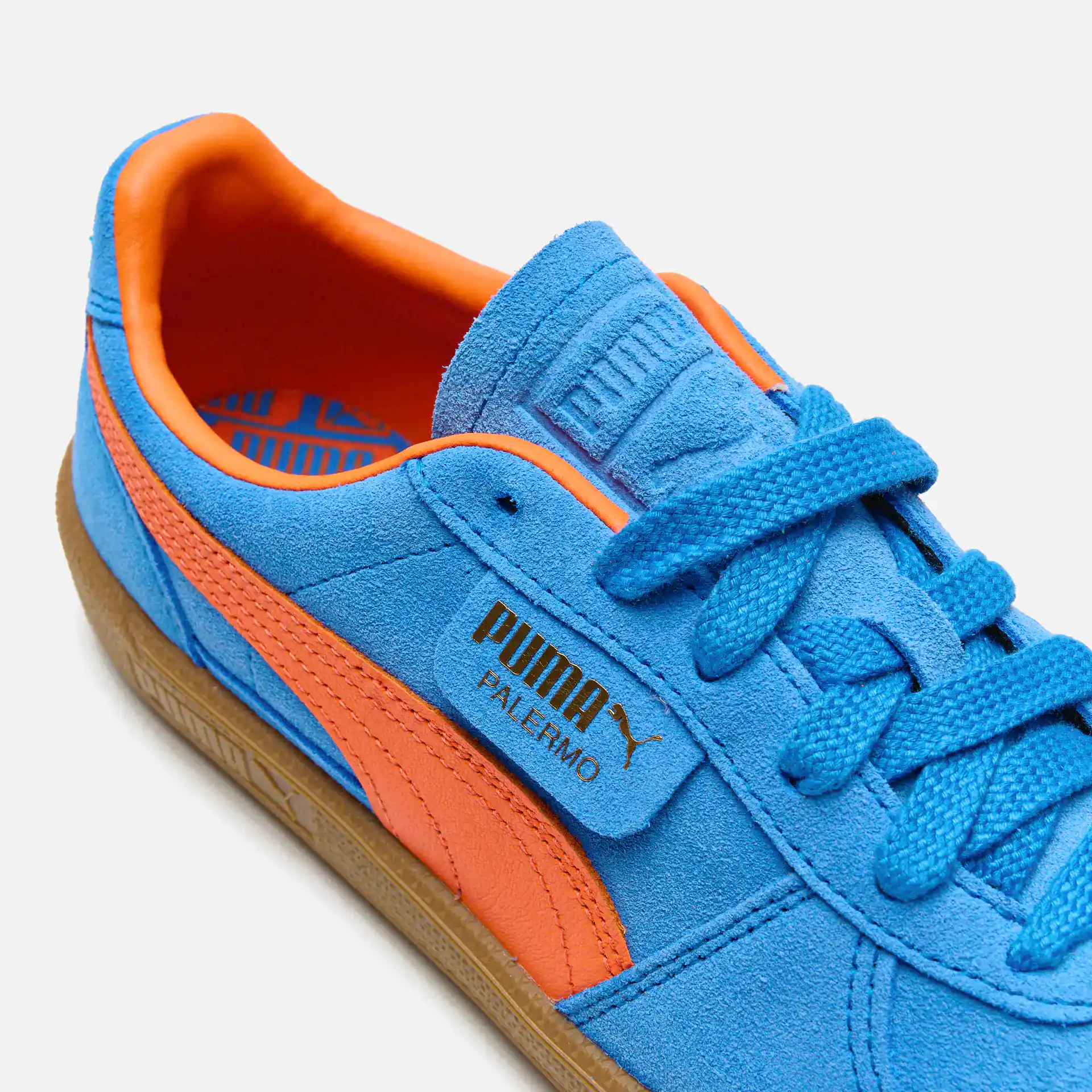 PUMA Palermo Sneaker Hyperlink Blue-Flame Flicker-Gum