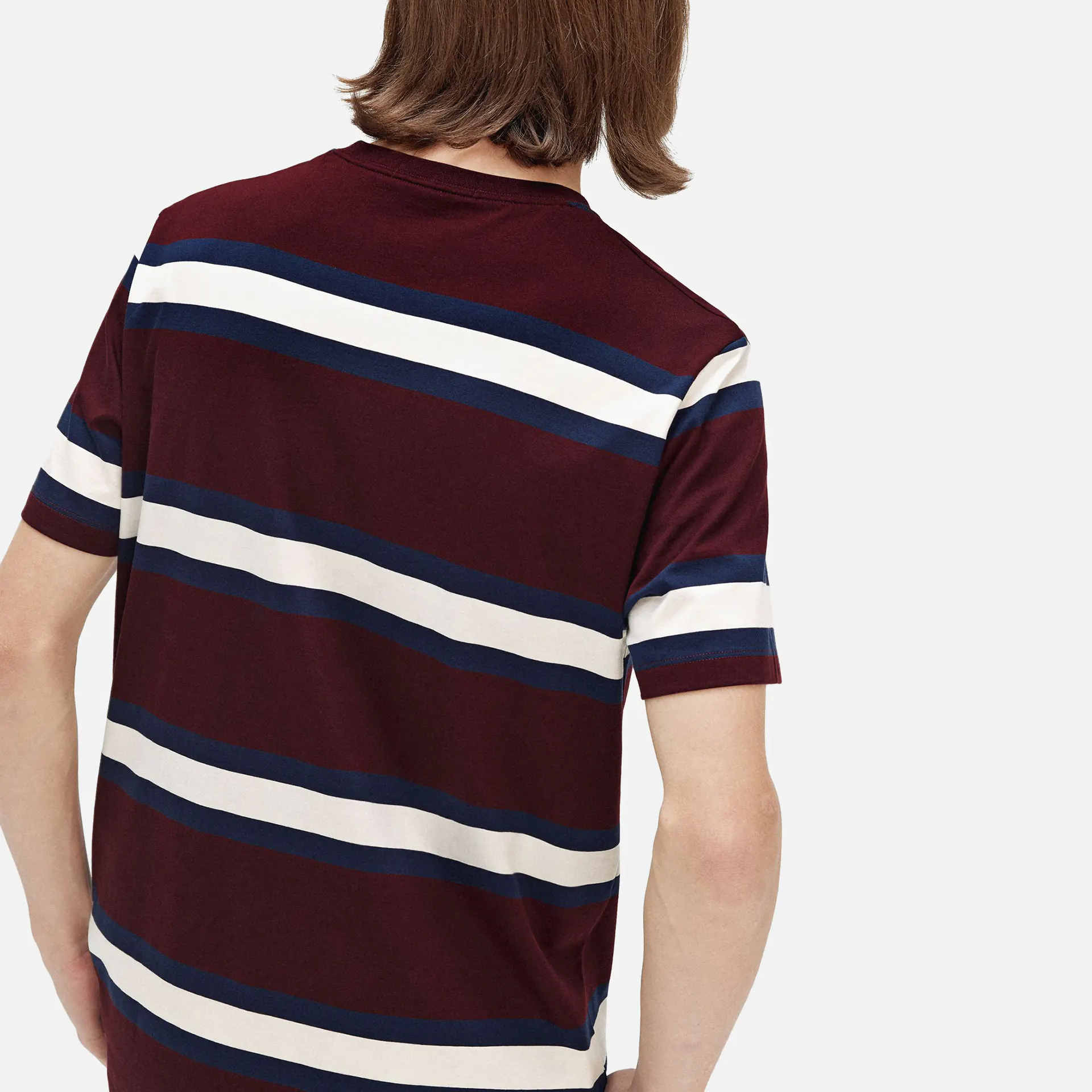 Fred Perry Bold Stripe T-Shirt Oxblood