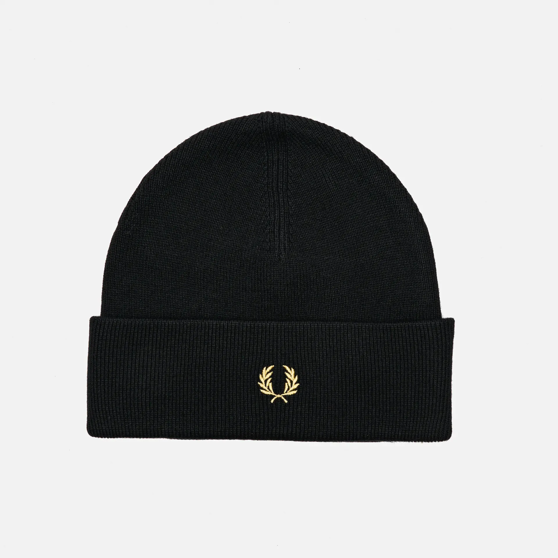 Fred Perry Classic Beanie Black/Champagne