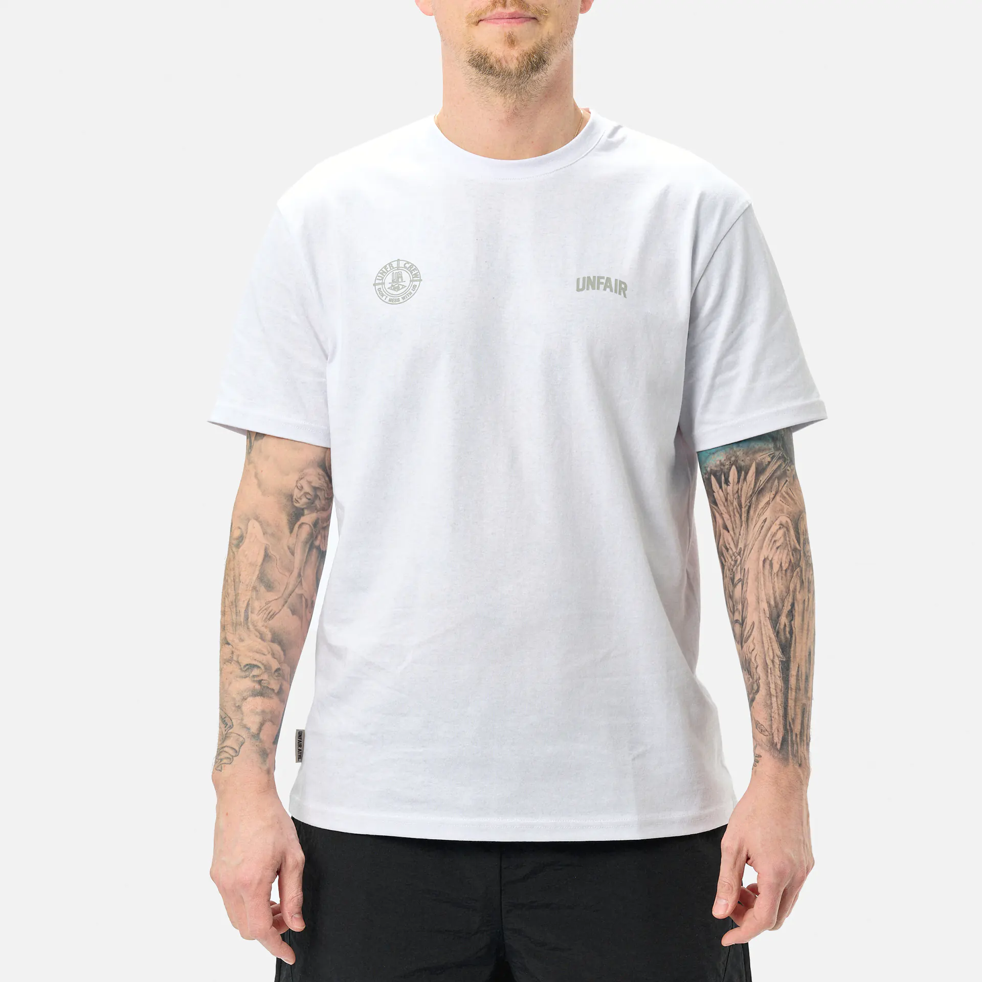 Unfair Athletics Two Sides T-Shirt White/Grey