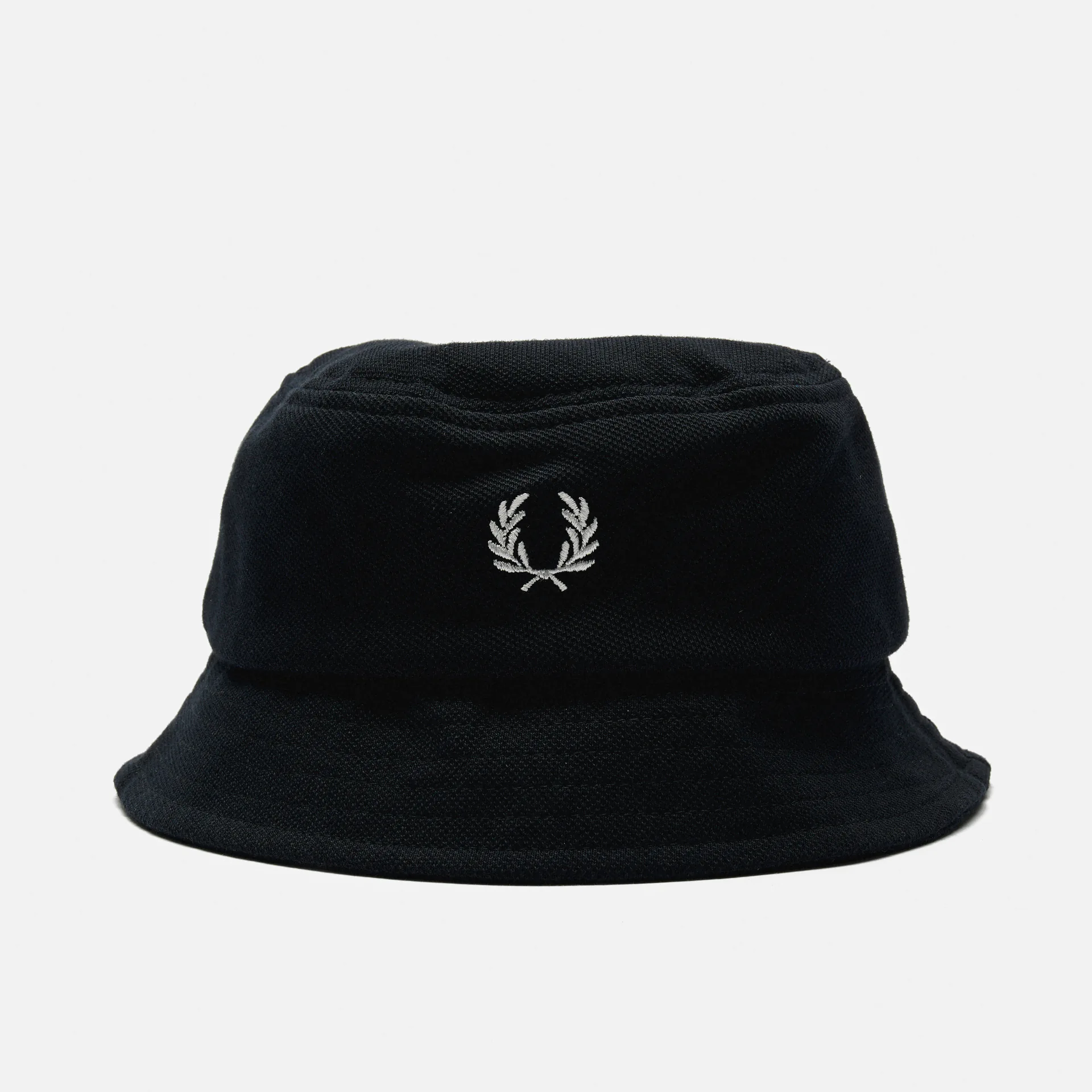 Fred Perry Pique Bucket Hat Black